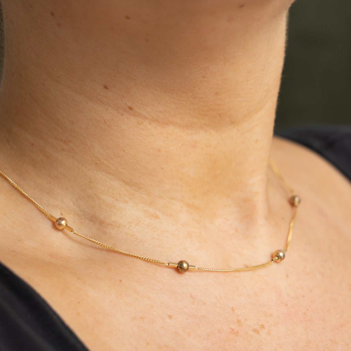 10k Yellow Gold Satellite Chain | 15"
