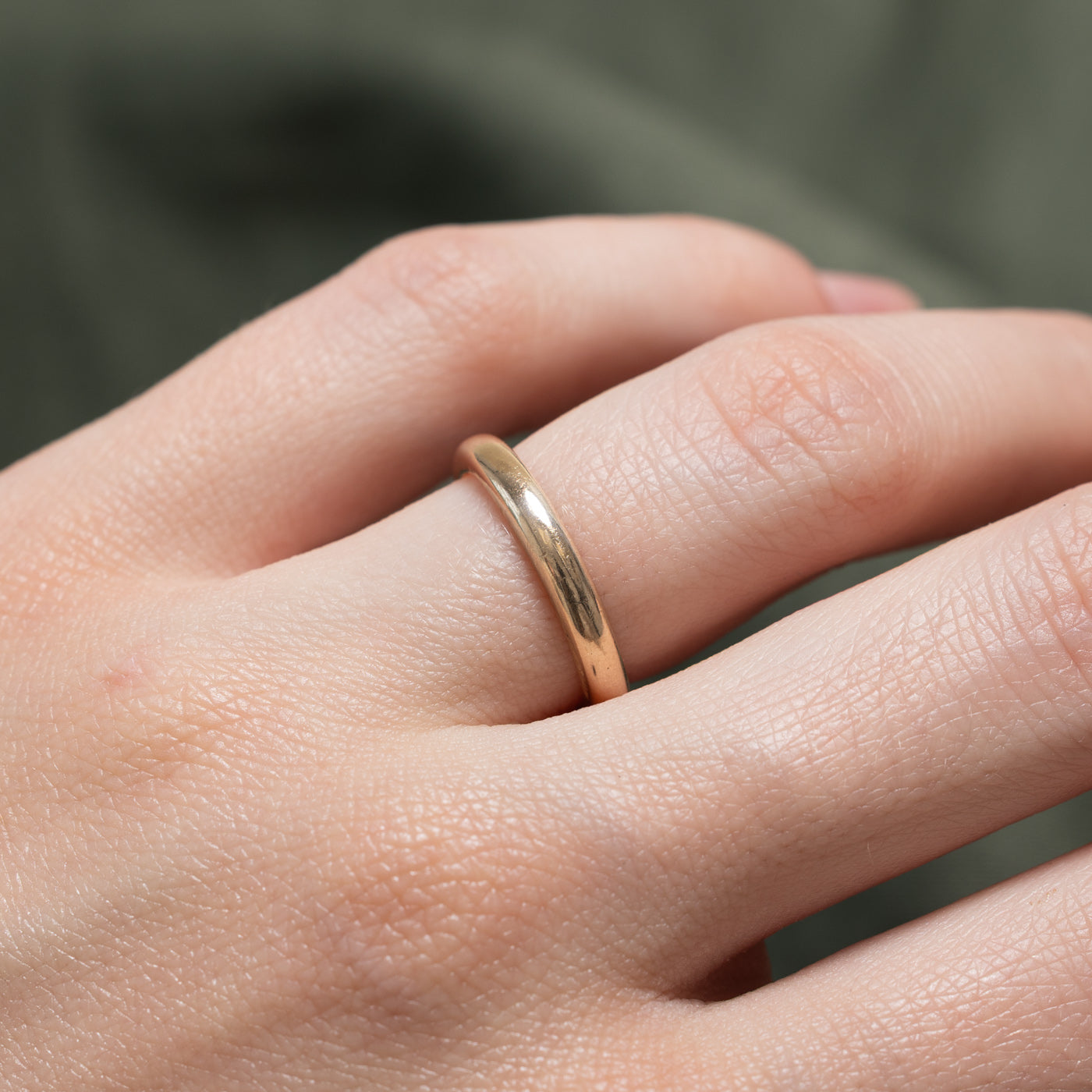 Vintage 14k Yellow Gold Band | 2.90mm | SZ 5