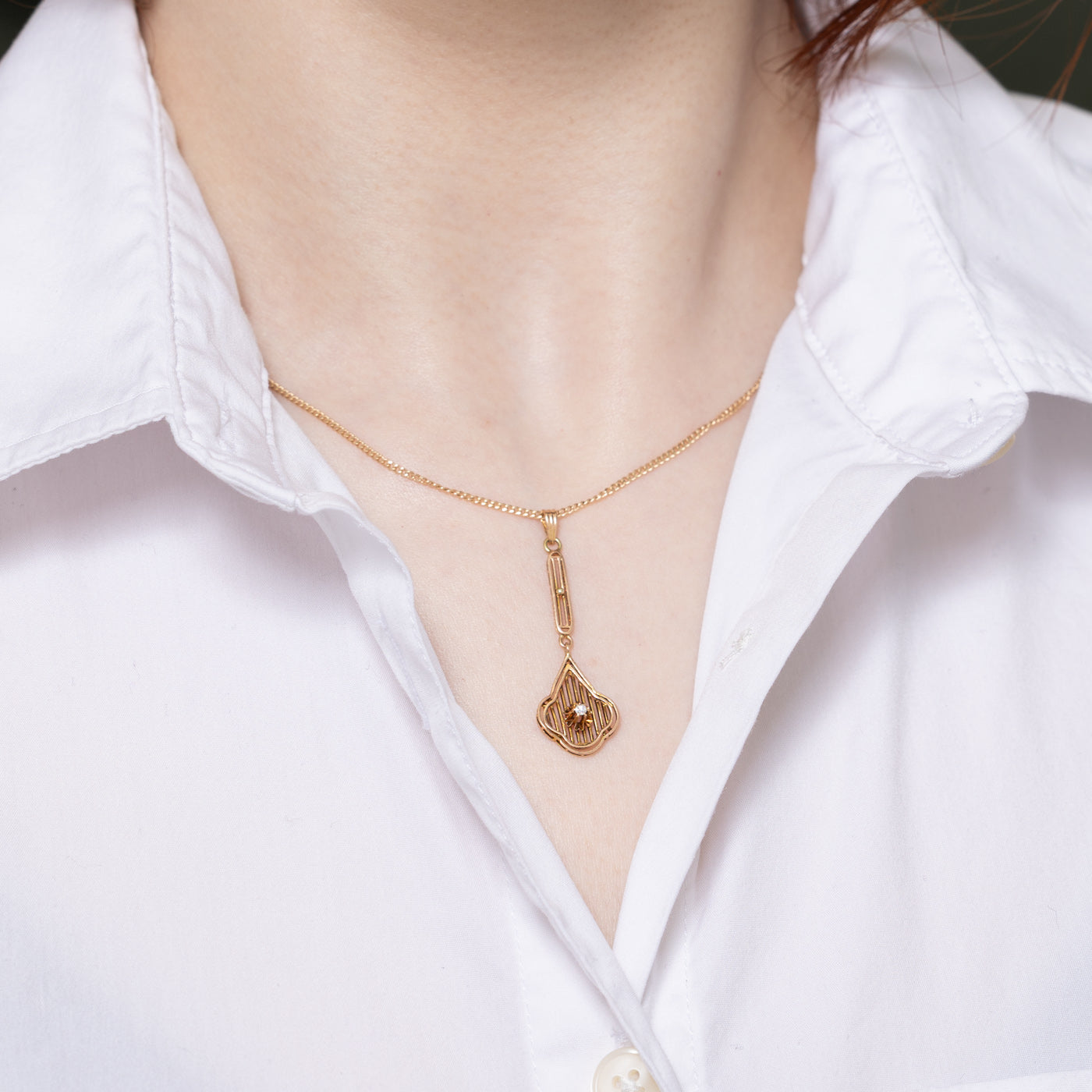 Diamond Drop Pendant | 0.02ct