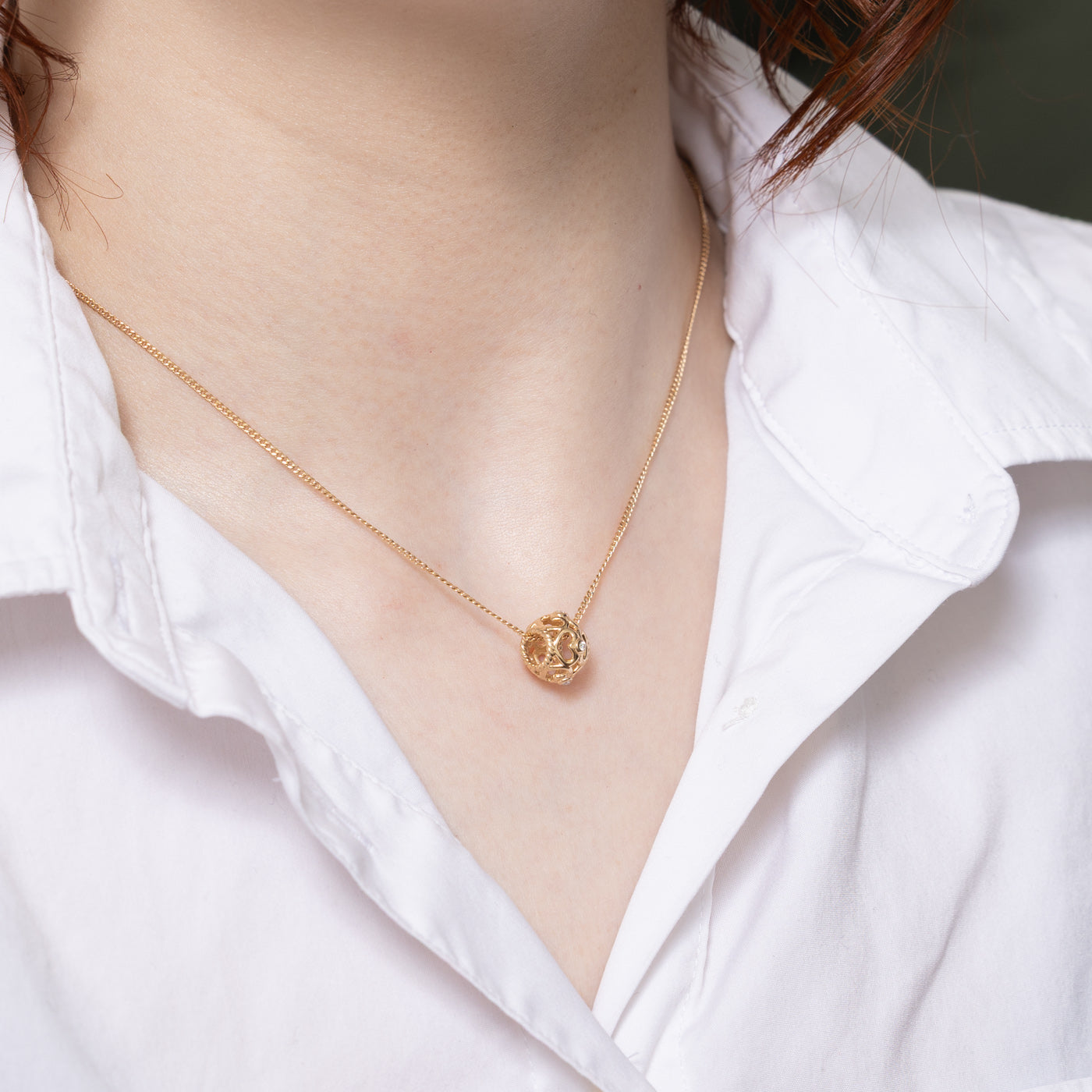 'Pandora' Open Heart Diamond Charm | 0.05ctw
