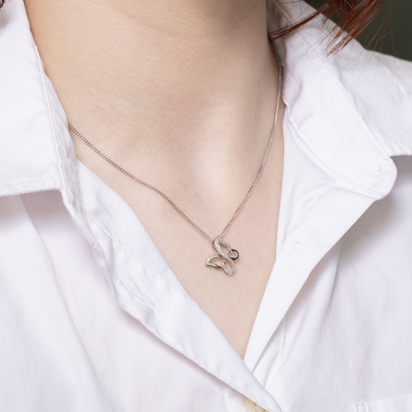 Diamond Butterfly Pendant | 0.10ctw