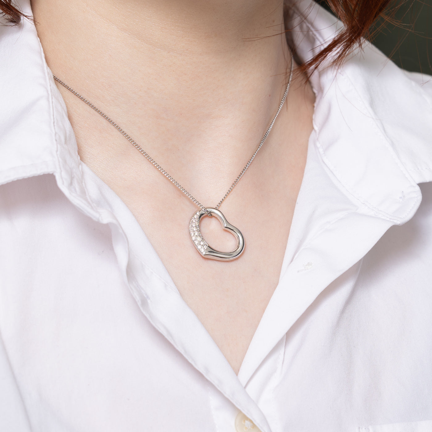 Pavé Set Diamond Heart Pendant | 0.27ctw