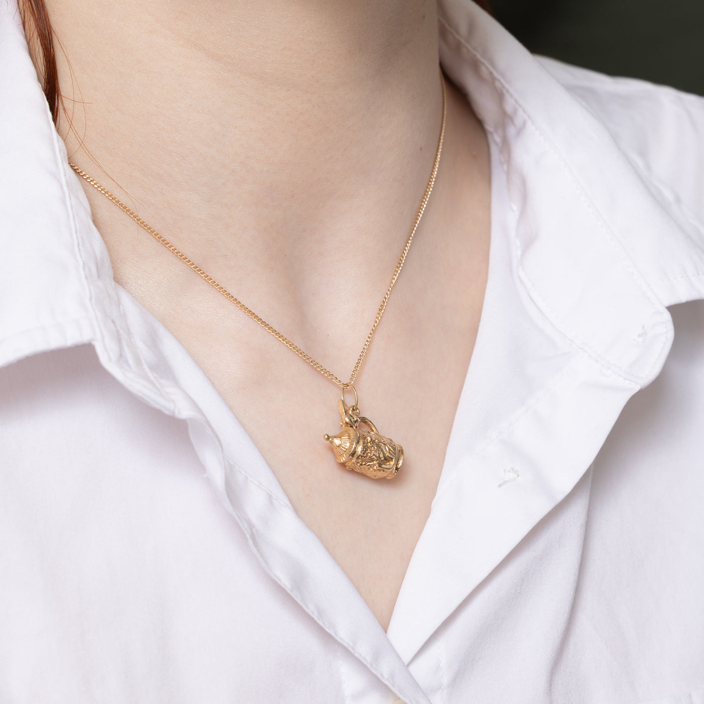 10K Yellow Gold Beer Stein Charm