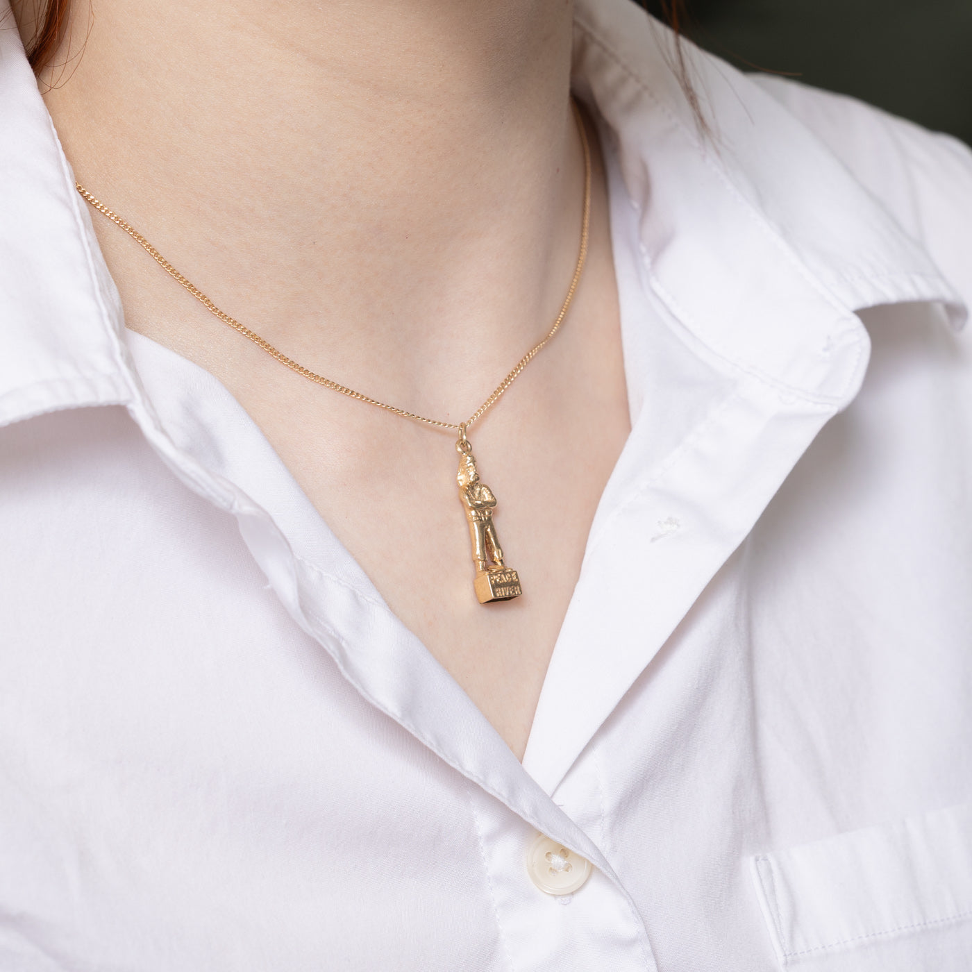 10K Yellow Gold Davis Peace River Charm