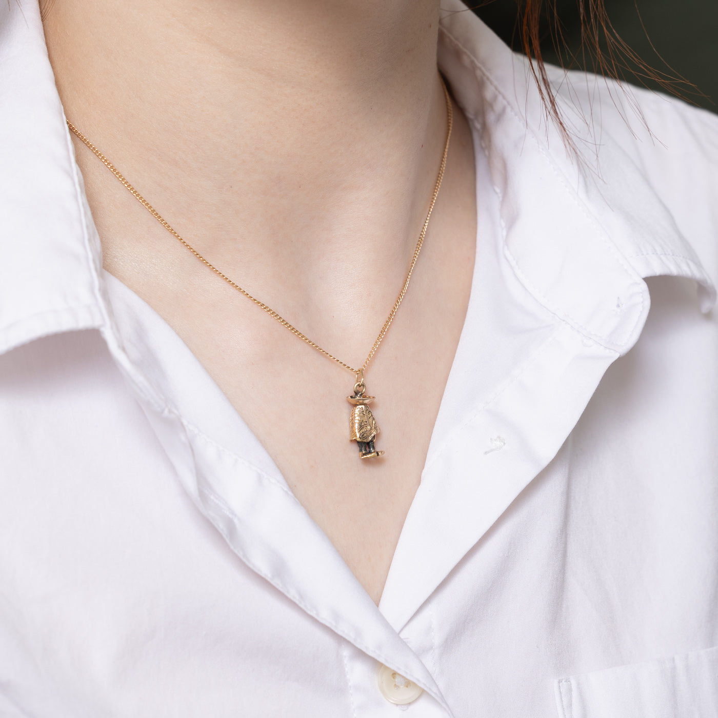 10K Yellow Gold Mexican Bandito Charm