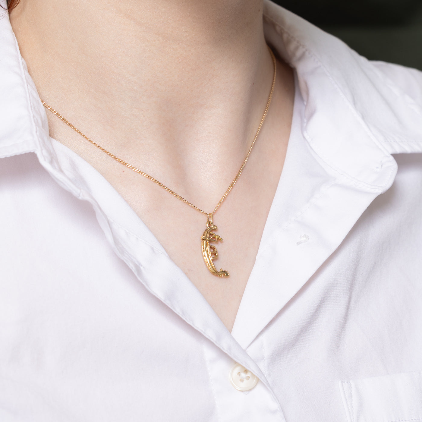 Vintage Italian 18K Yellow Gold Venetian Gondola Charm
