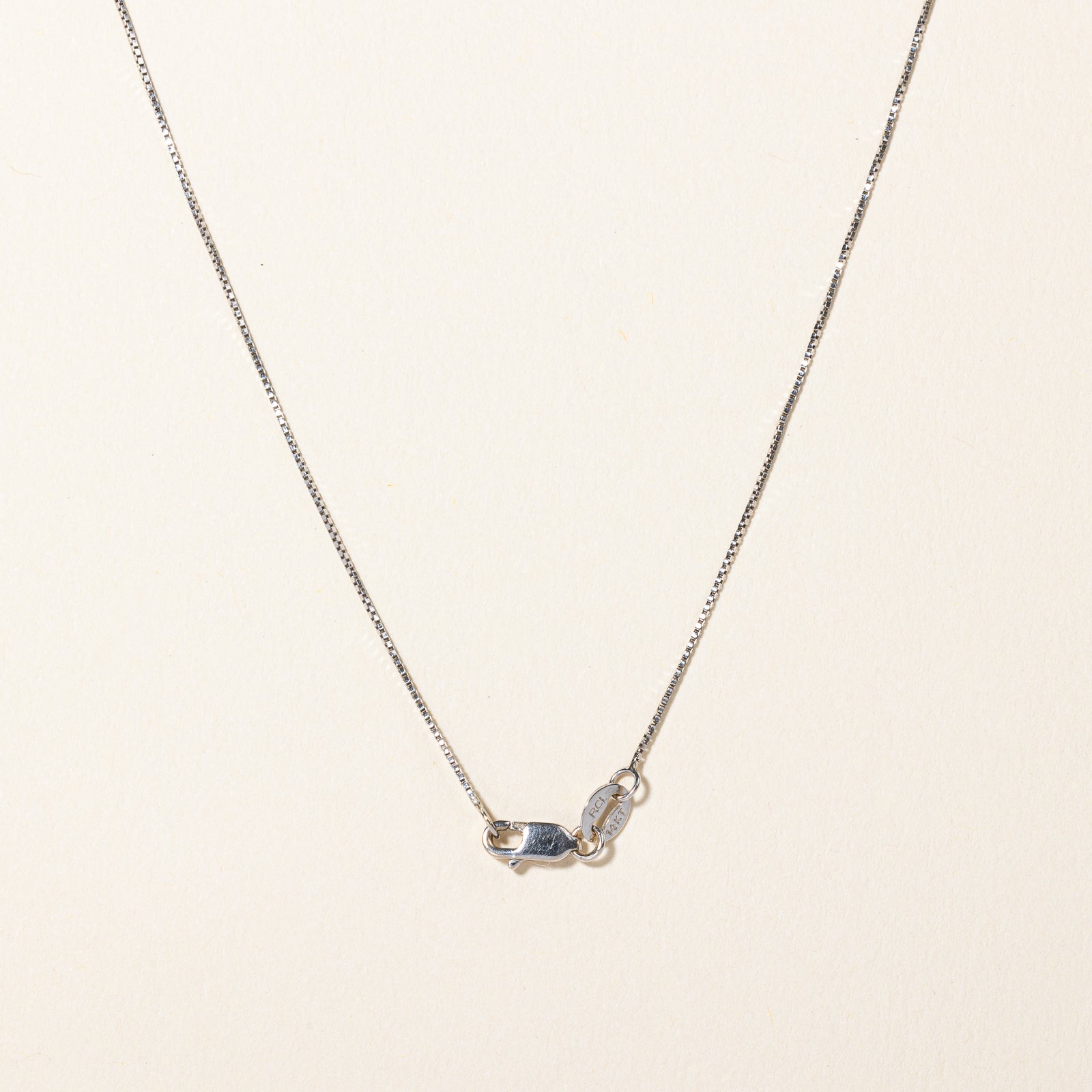 Three Stone Diamond Pendant Necklace | 0.21ctw |