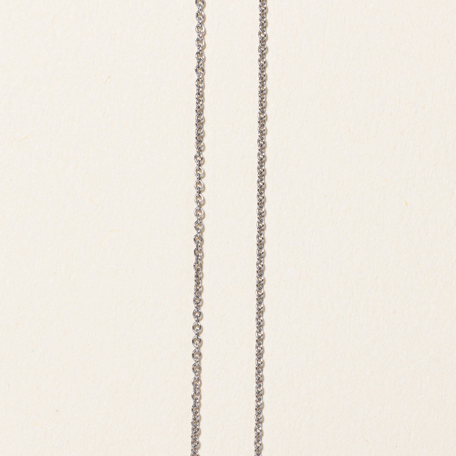 Diamond Butterfly Charm Necklace | 0.05ct | 17" |