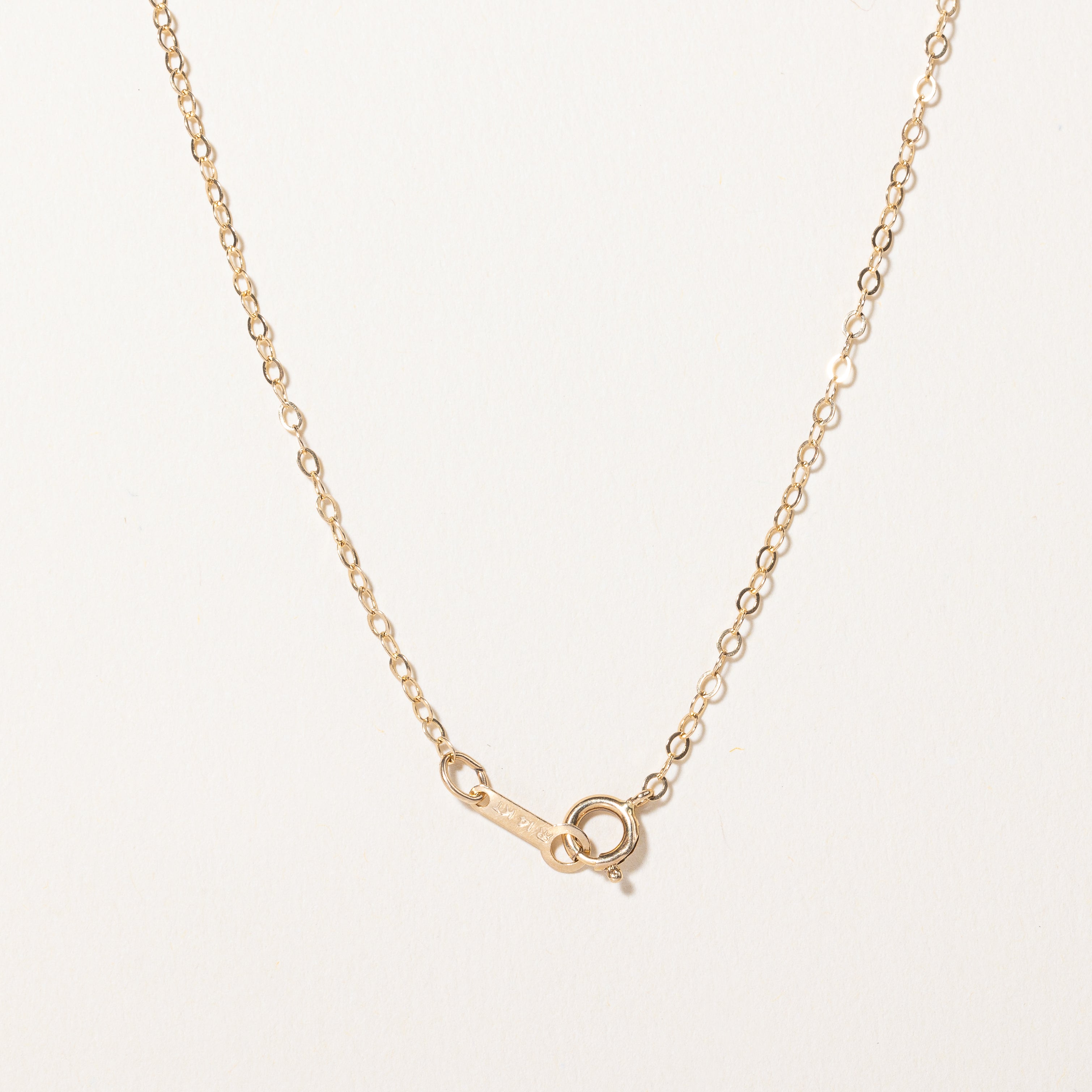 Sapphire Heart Pendant Necklace | 0.01ct | 18" |