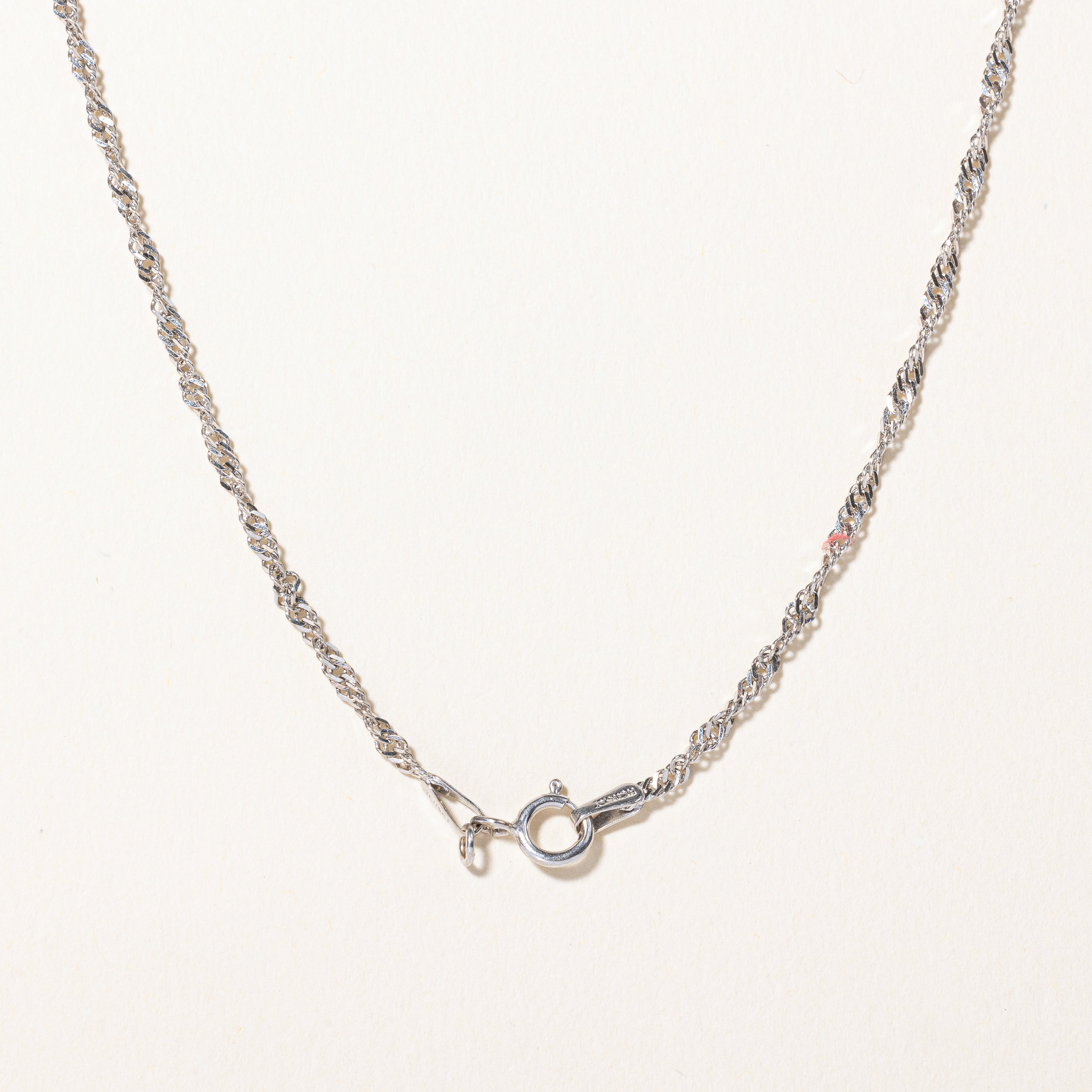 Diamond & Onyx Pendant Necklace | 0.25ctw, 0.10ctw | 18" |