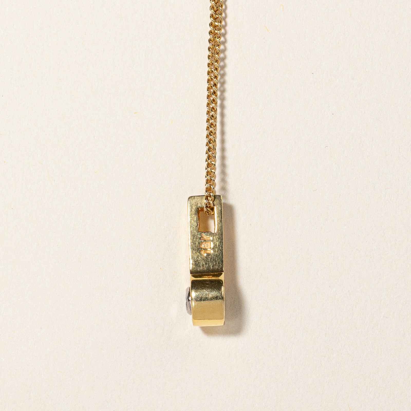 Diamond Drop Necklace | 0.08ct | 16" |