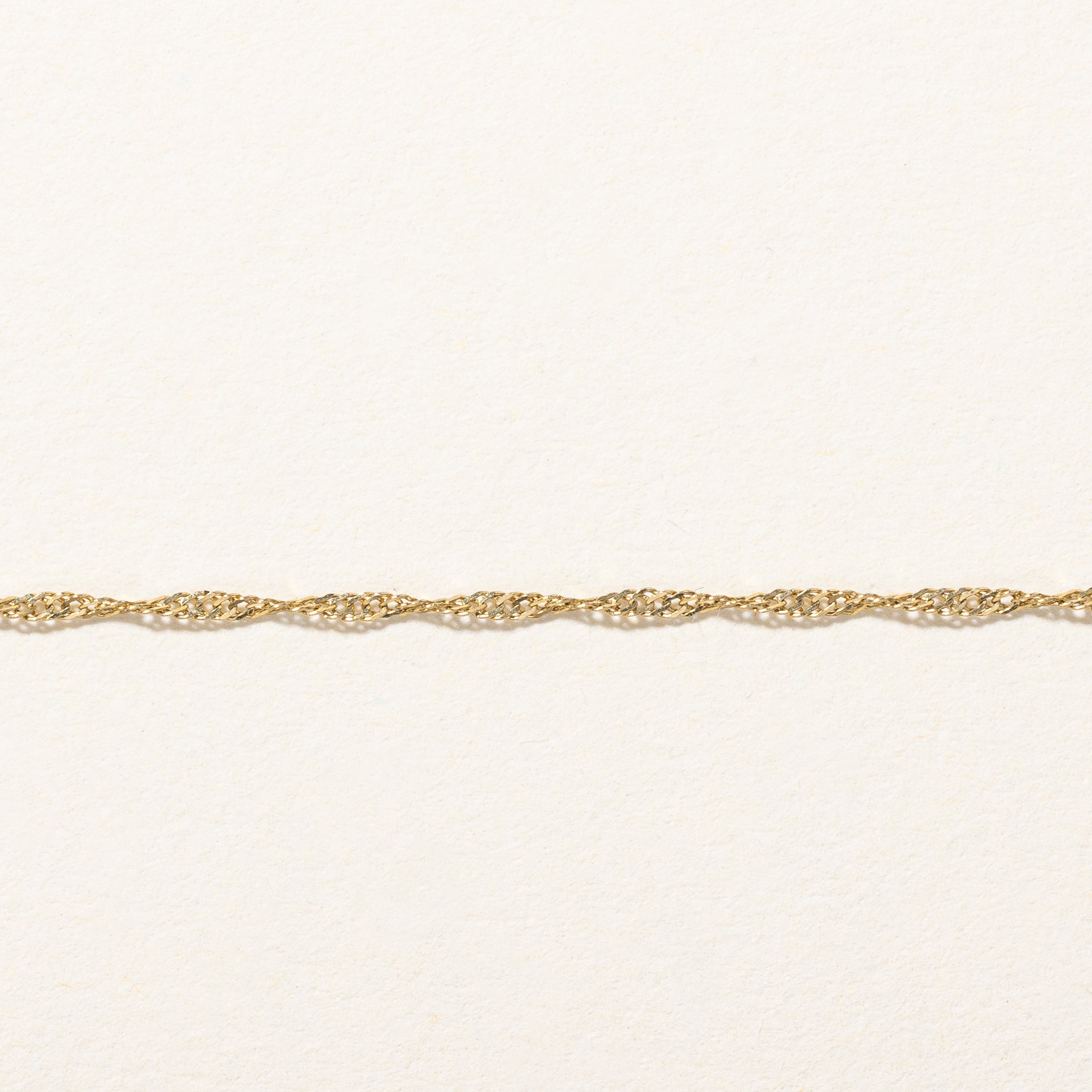 10k Yellow Gold Heart Pendant & Necklace | 16" |
