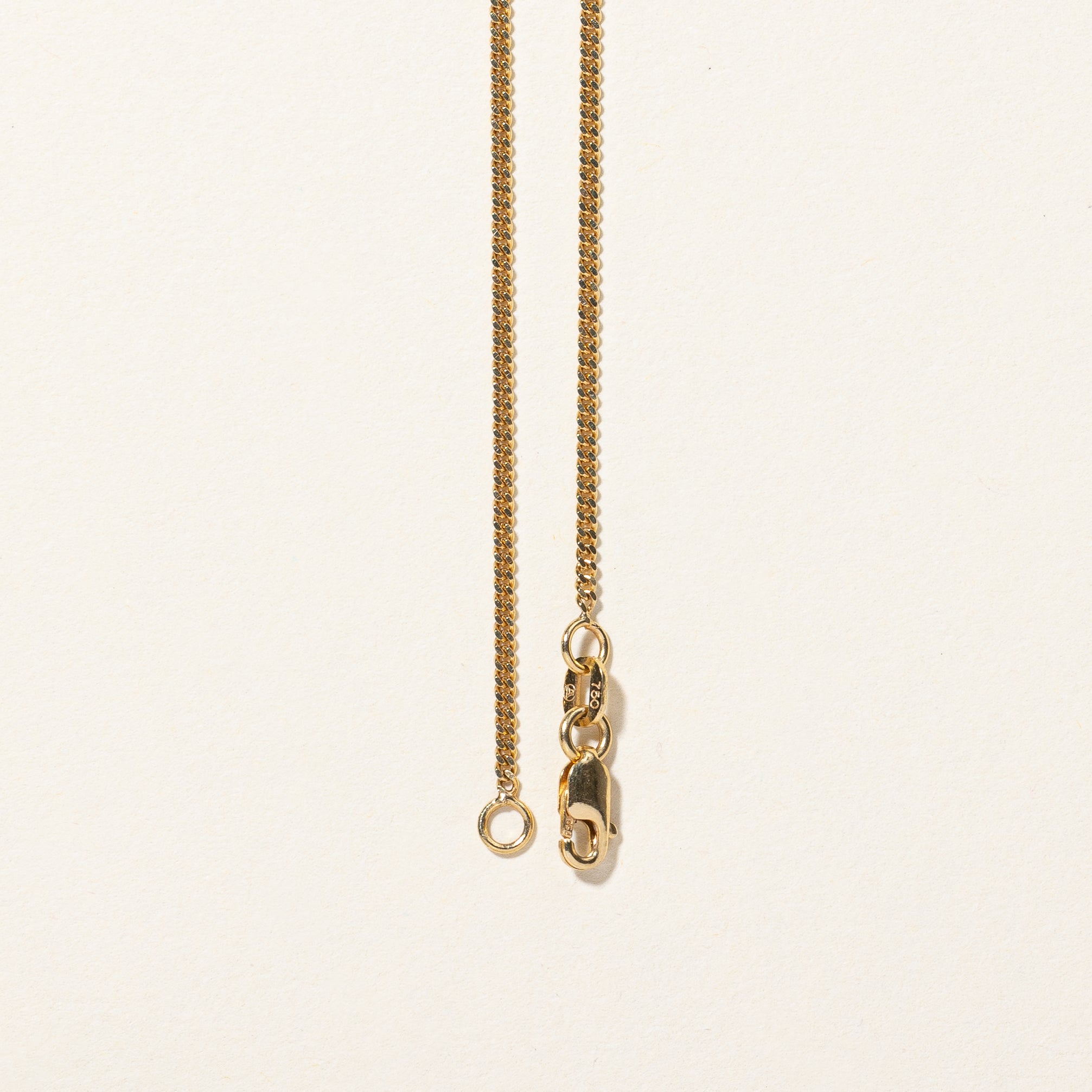 Pendentif et collier en diamants | 0,16 ct | 40,6 cm |