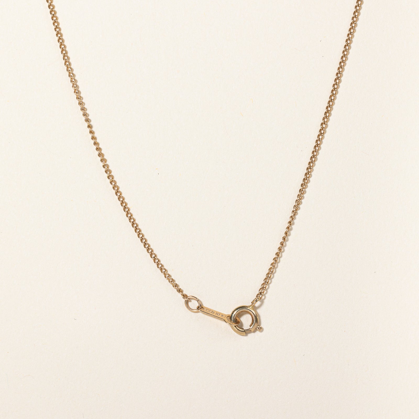 10k Yellow Gold Cuban Link Chain | 16" |