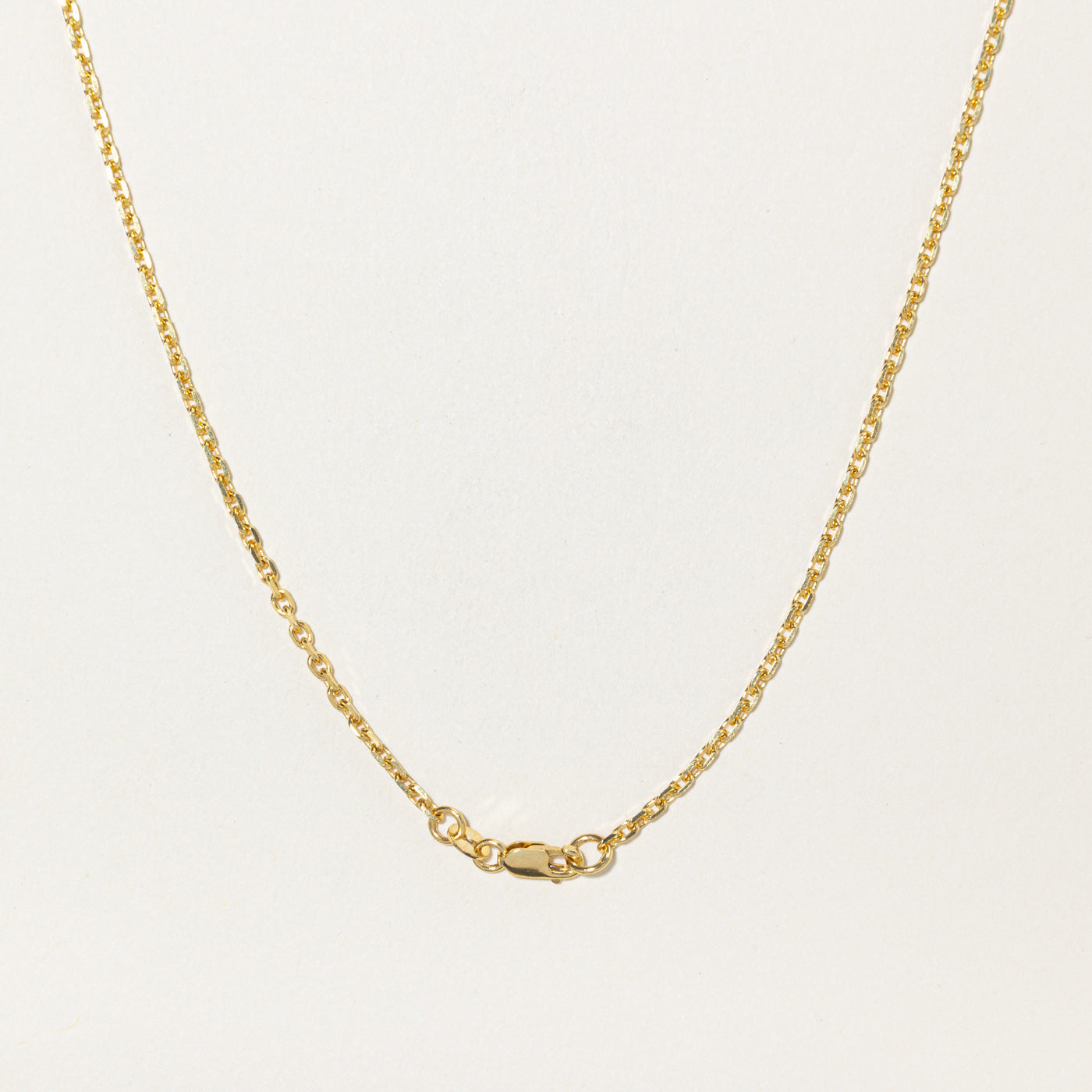 10k Yellow Gold Cable Link Chain | 23"