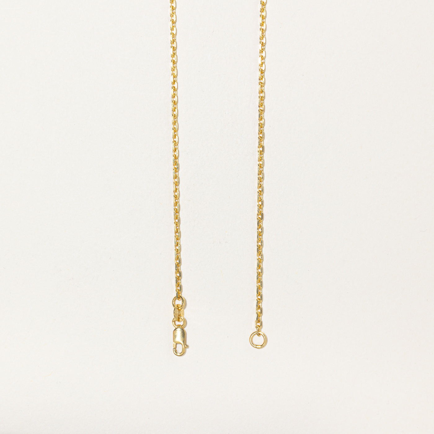 10k Yellow Gold Cable Link Chain | 23"