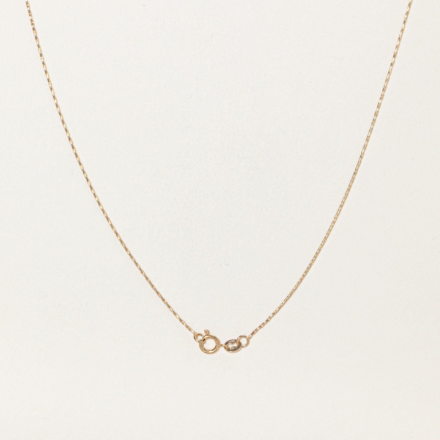 Canadian 10k Yellow Gold Barleycorn Chain | 23"