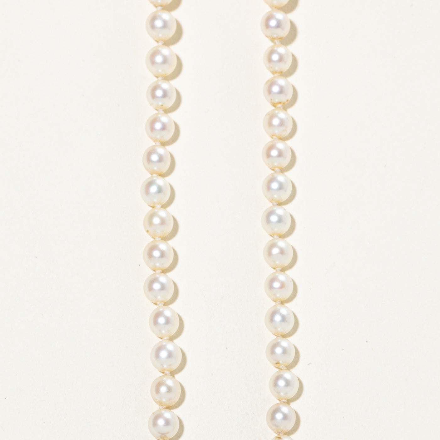 Collier de perles de culture 14 carats « Birks » | 39,4 cm