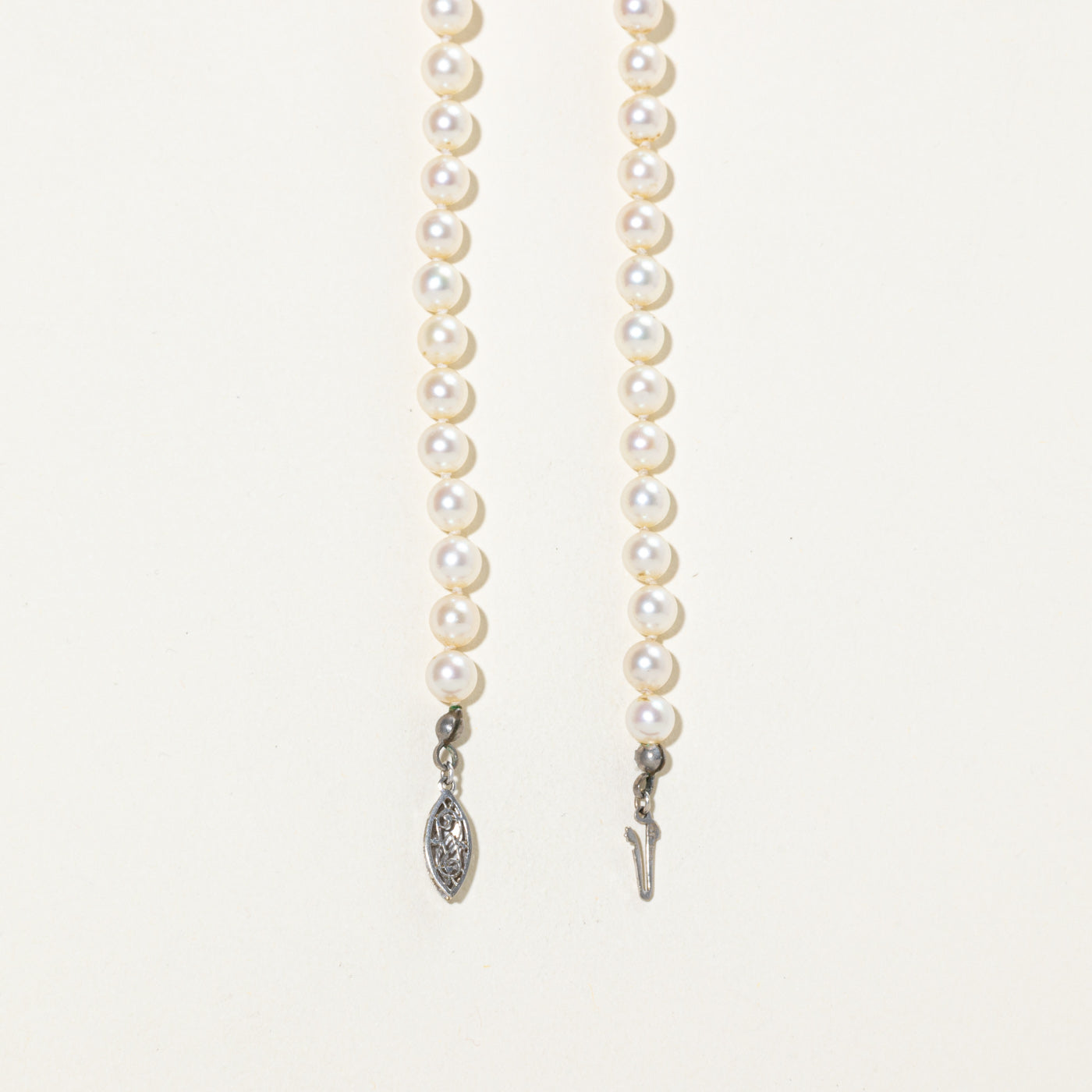 Collier de perles de culture 14 carats « Birks » | 39,4 cm