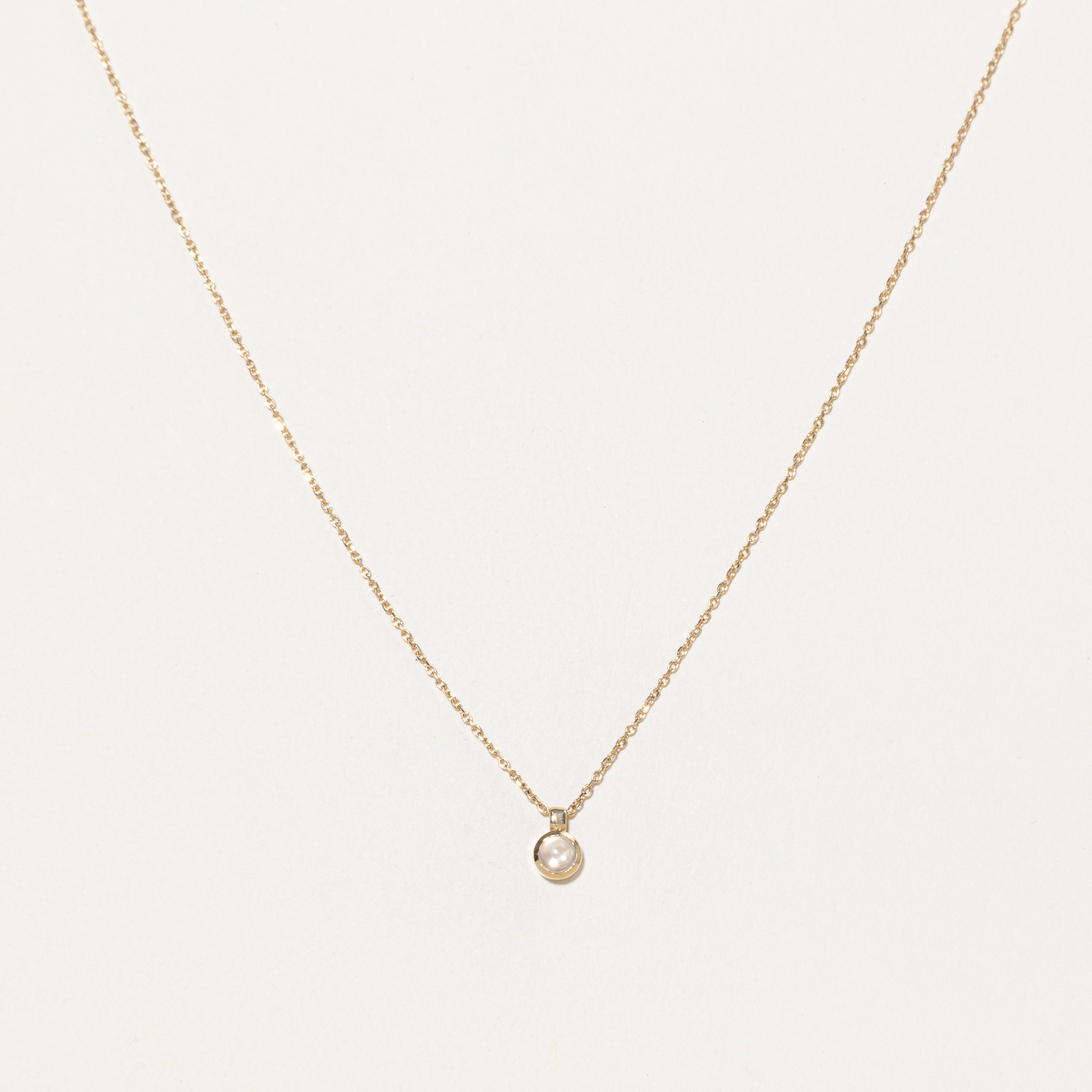 '100 Ways' Moonstone Cabochon Necklace | 0.30ct |