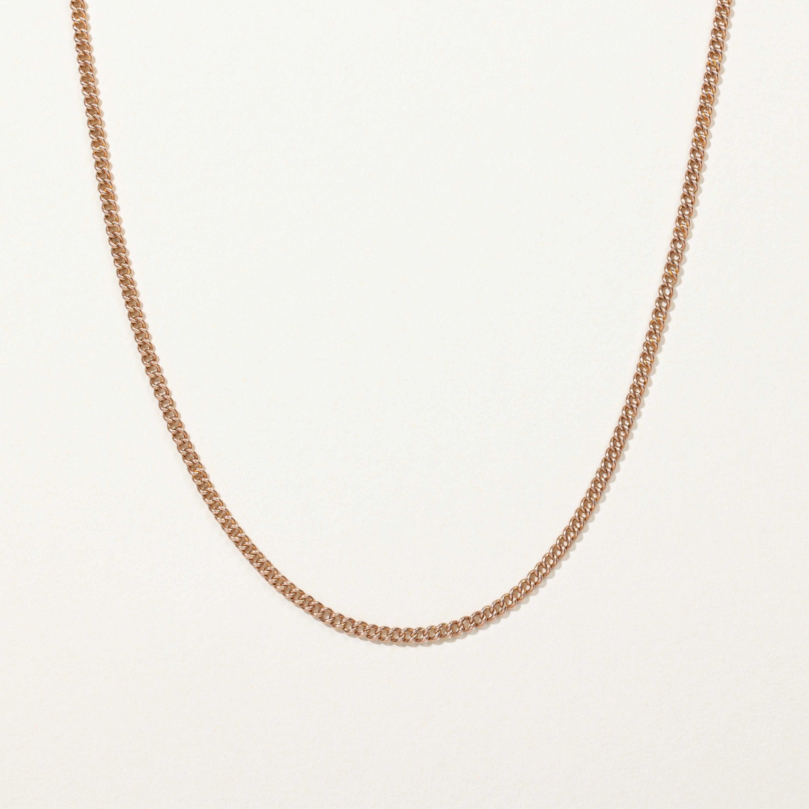 14k Rose Gold Necklace | 25" |