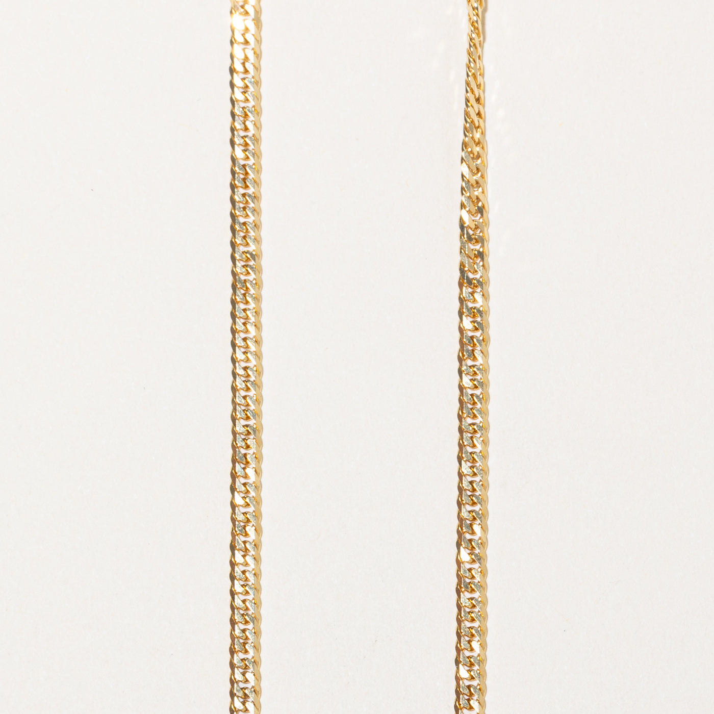 Chaîne gourmette en or jaune 18 carats | 40,6 cm