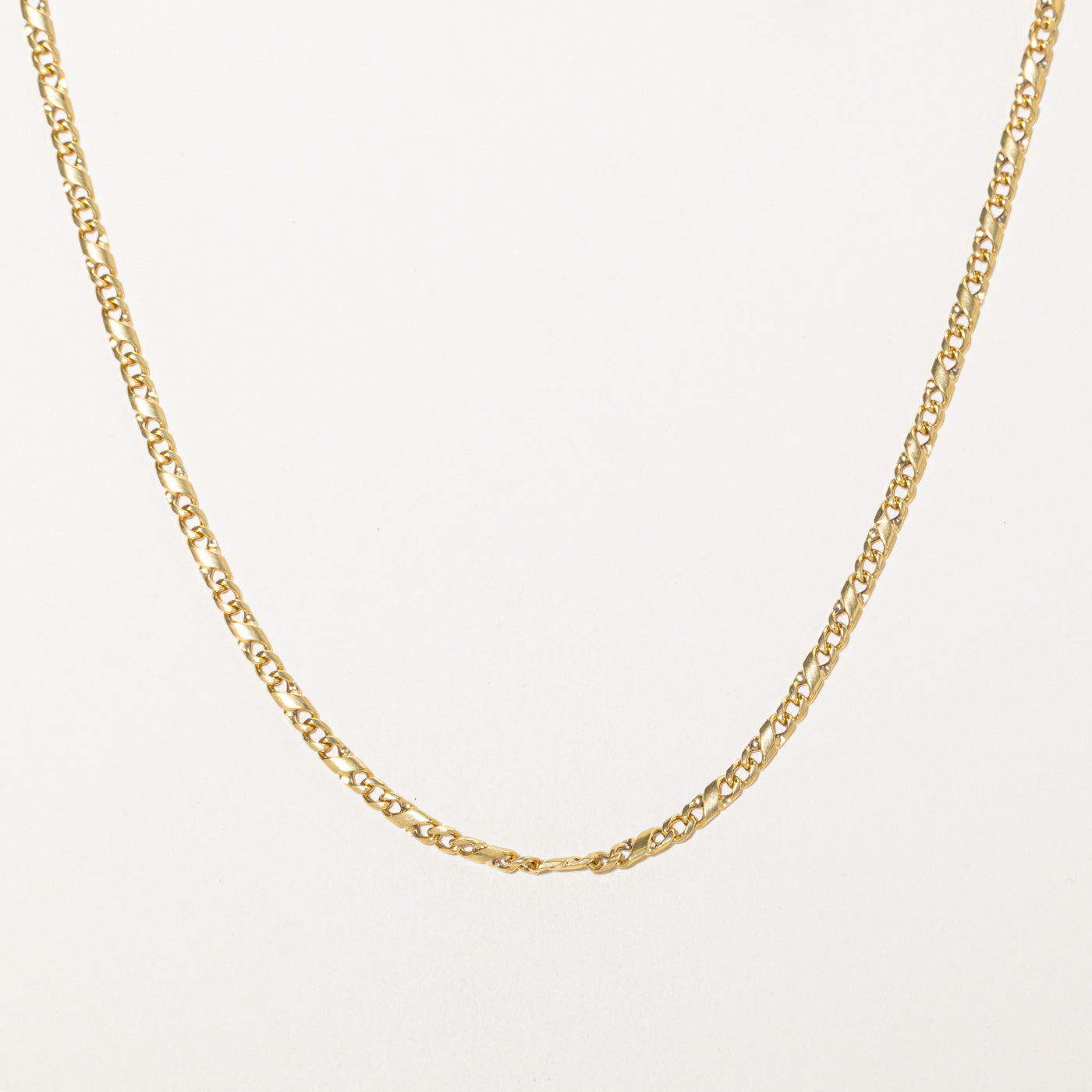 18k Yellow Gold Figarucci Chain | 20"
