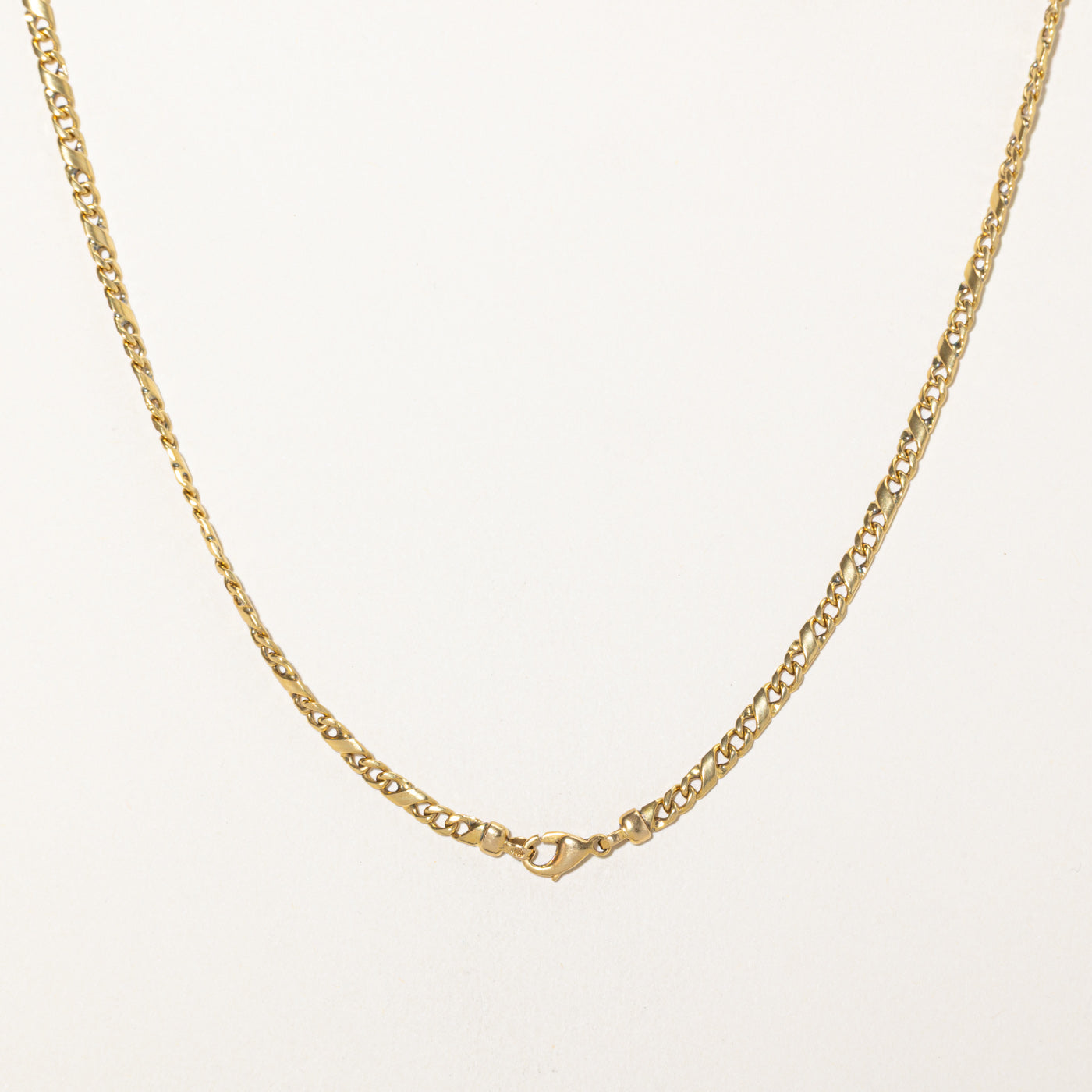 18k Yellow Gold Figarucci Chain | 20"