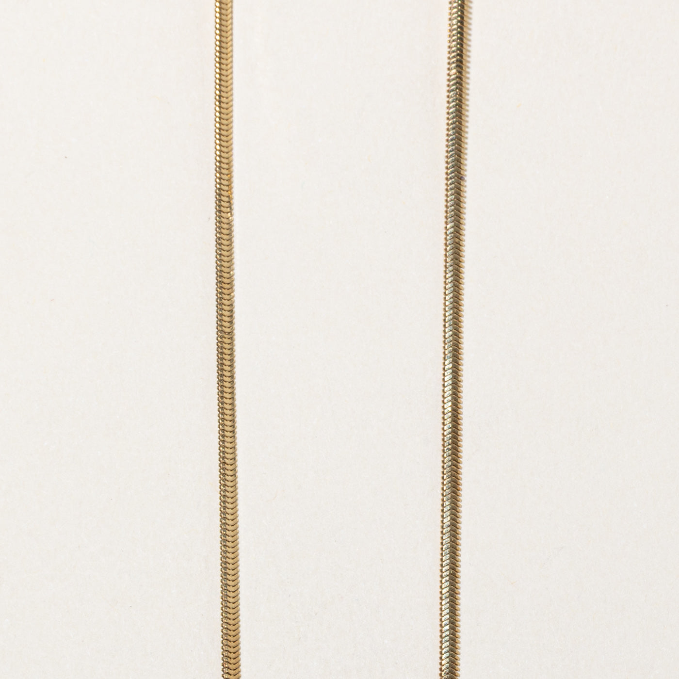 18k Yellow Gold Snake Chain | 17"