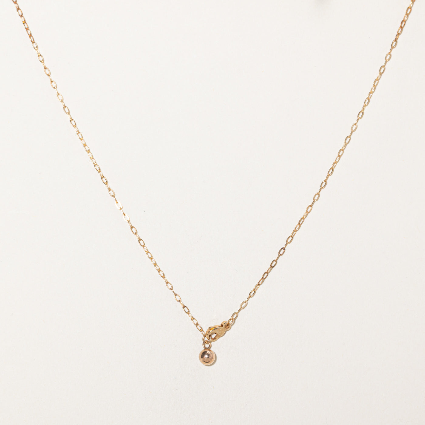 14k Yellow Gold Bauble Satellite Necklace | 20"