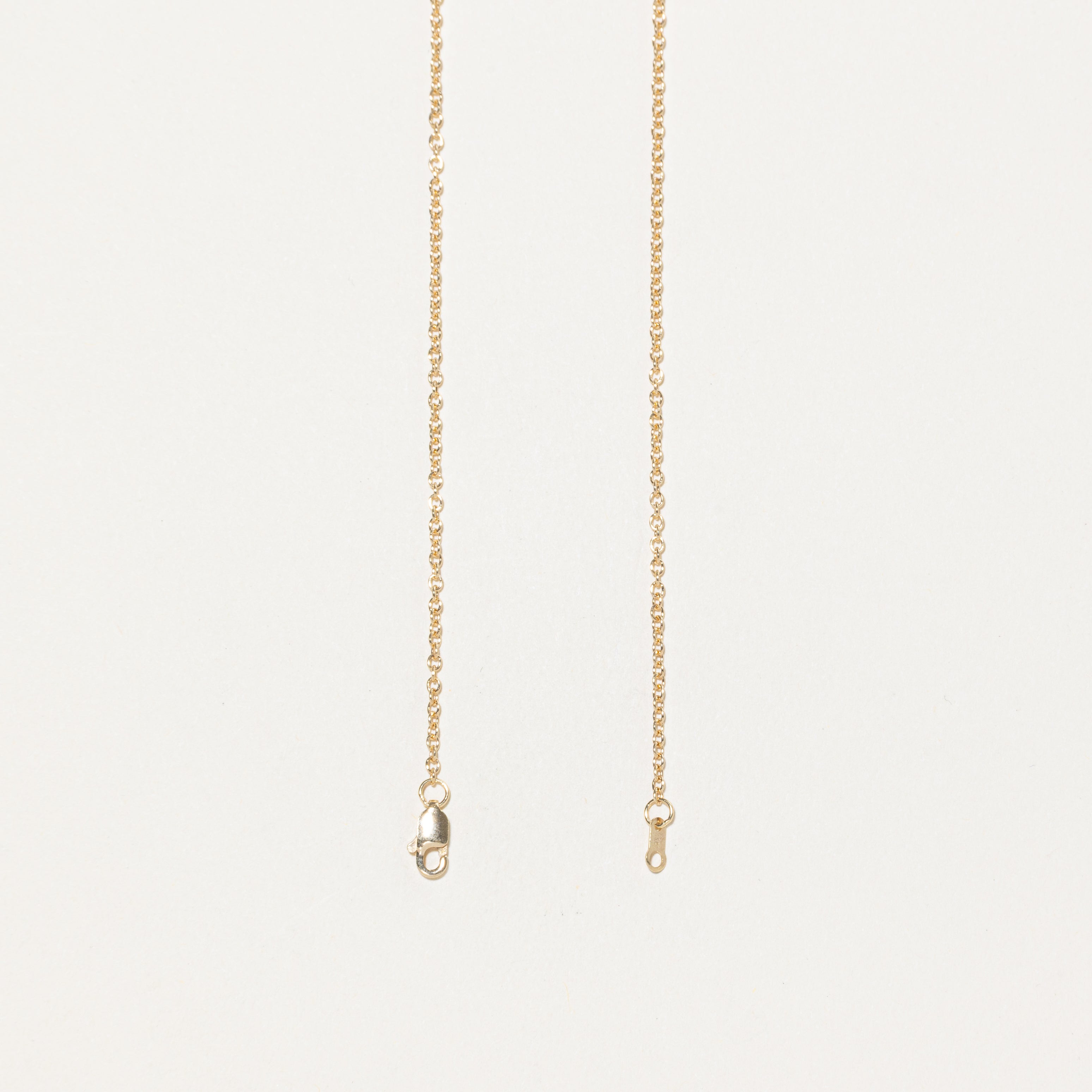100 Ways' 18k Yellow Gold Cable Link Chain | 18"