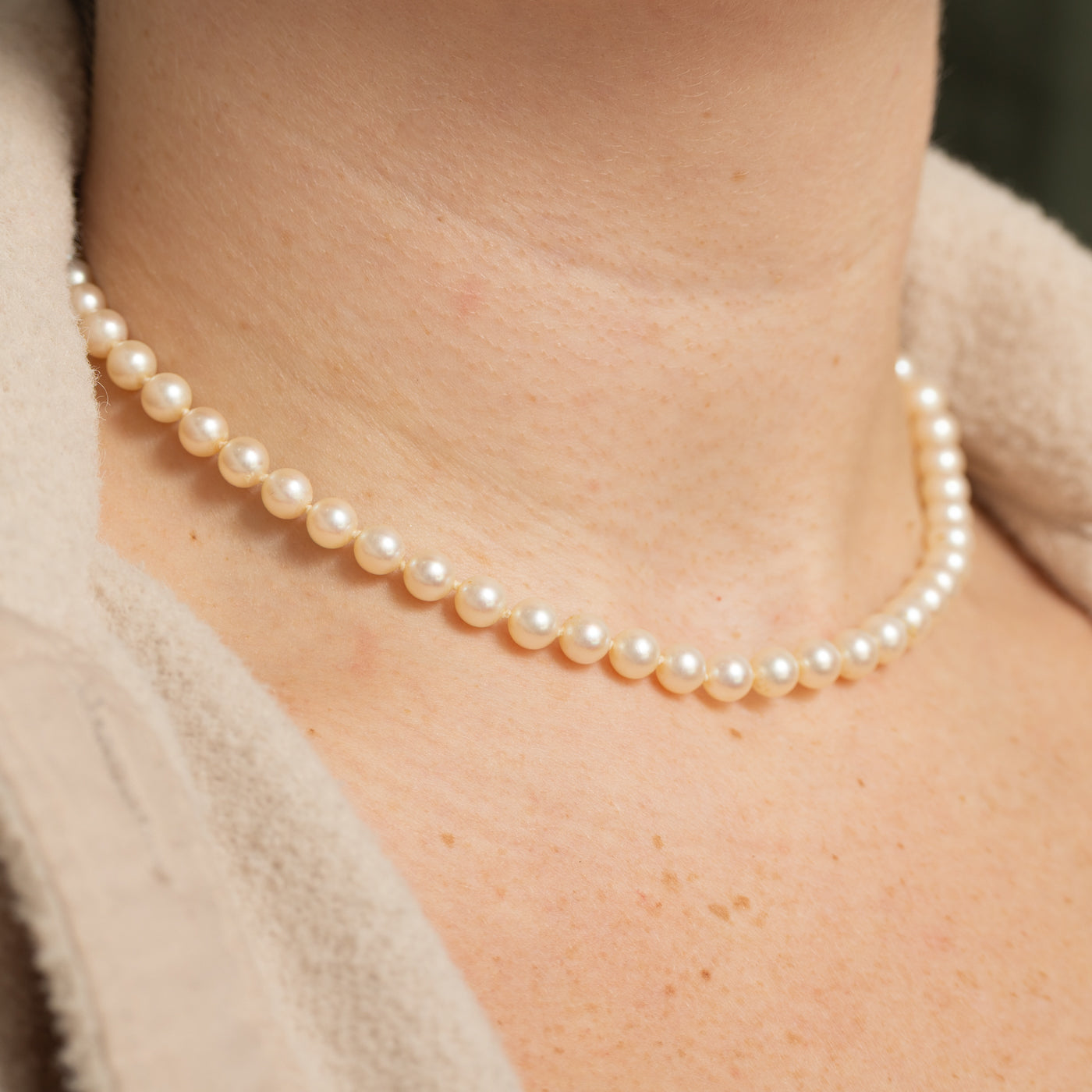 'Birks' 14K Cultured Pearl Necklace | 15.5"