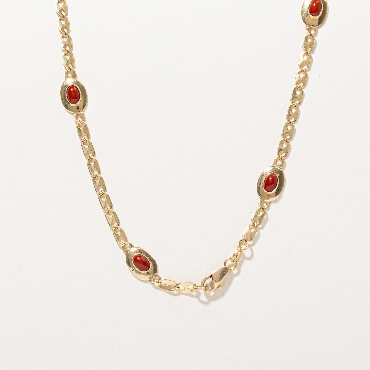 Italian Pink Coral Necklace | 2.30ctw | 16" |