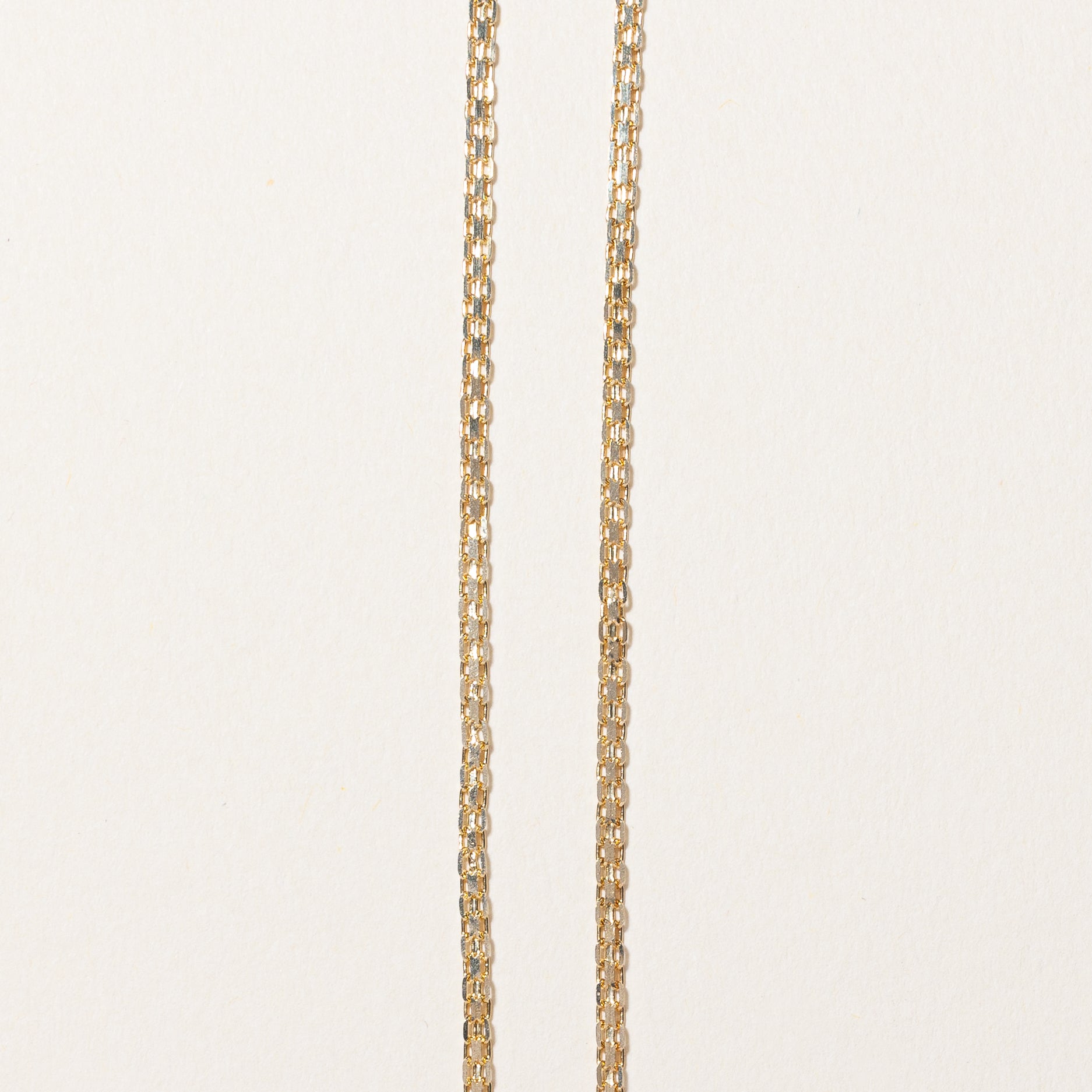 Synthetic Sapphire & Natural Diamond Necklace | 2.50ctw, 0.04ctw | 18" |