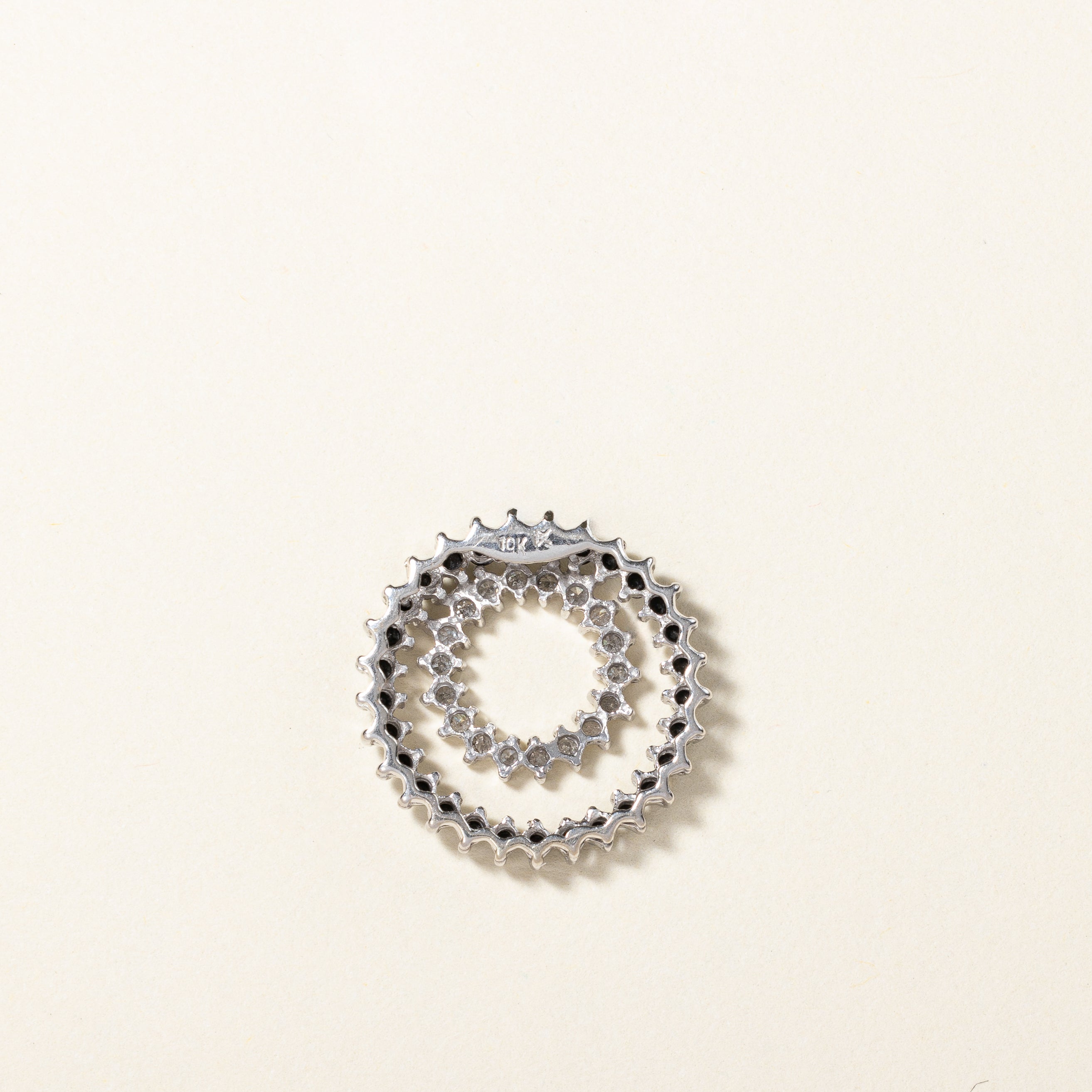 Black & White Diamond Pendant | 0.42ctw, 0.36ctw |