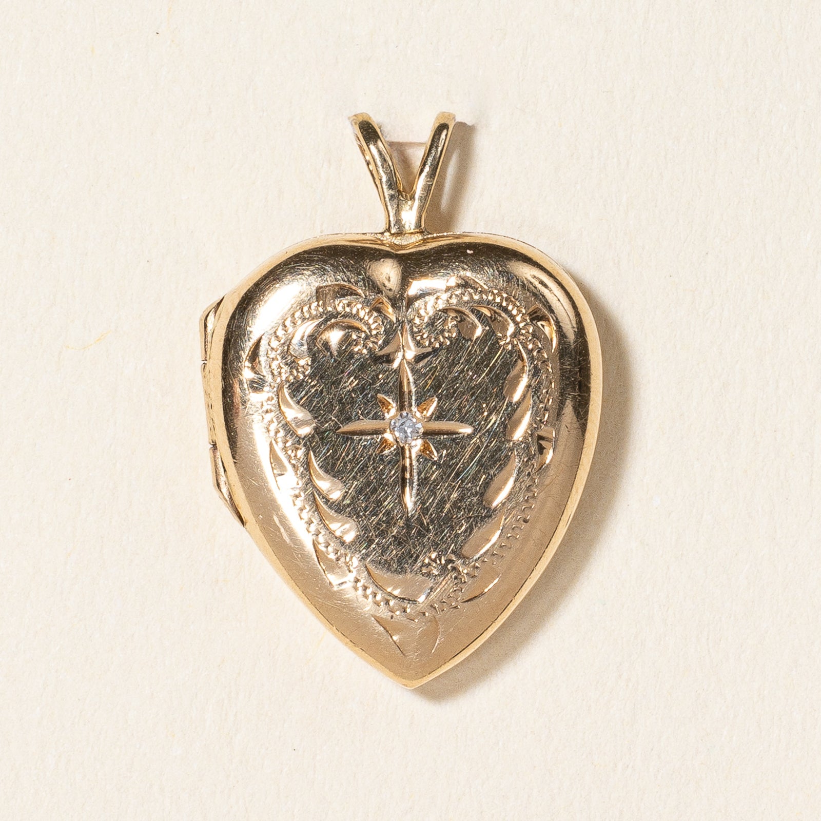 Médaillon cœur en diamant | 0,005 ct |