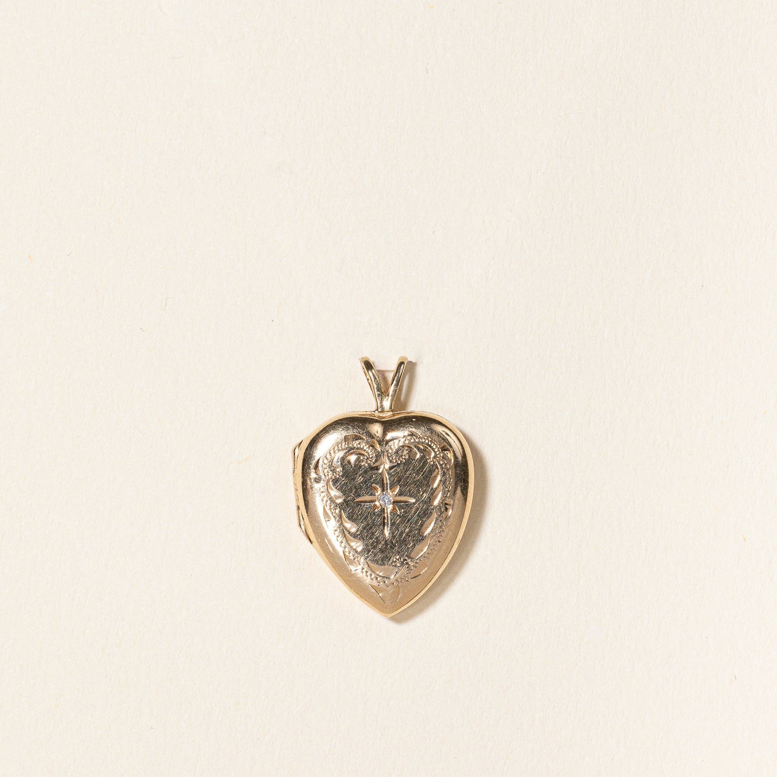 Médaillon cœur en diamant | 0,005 ct |