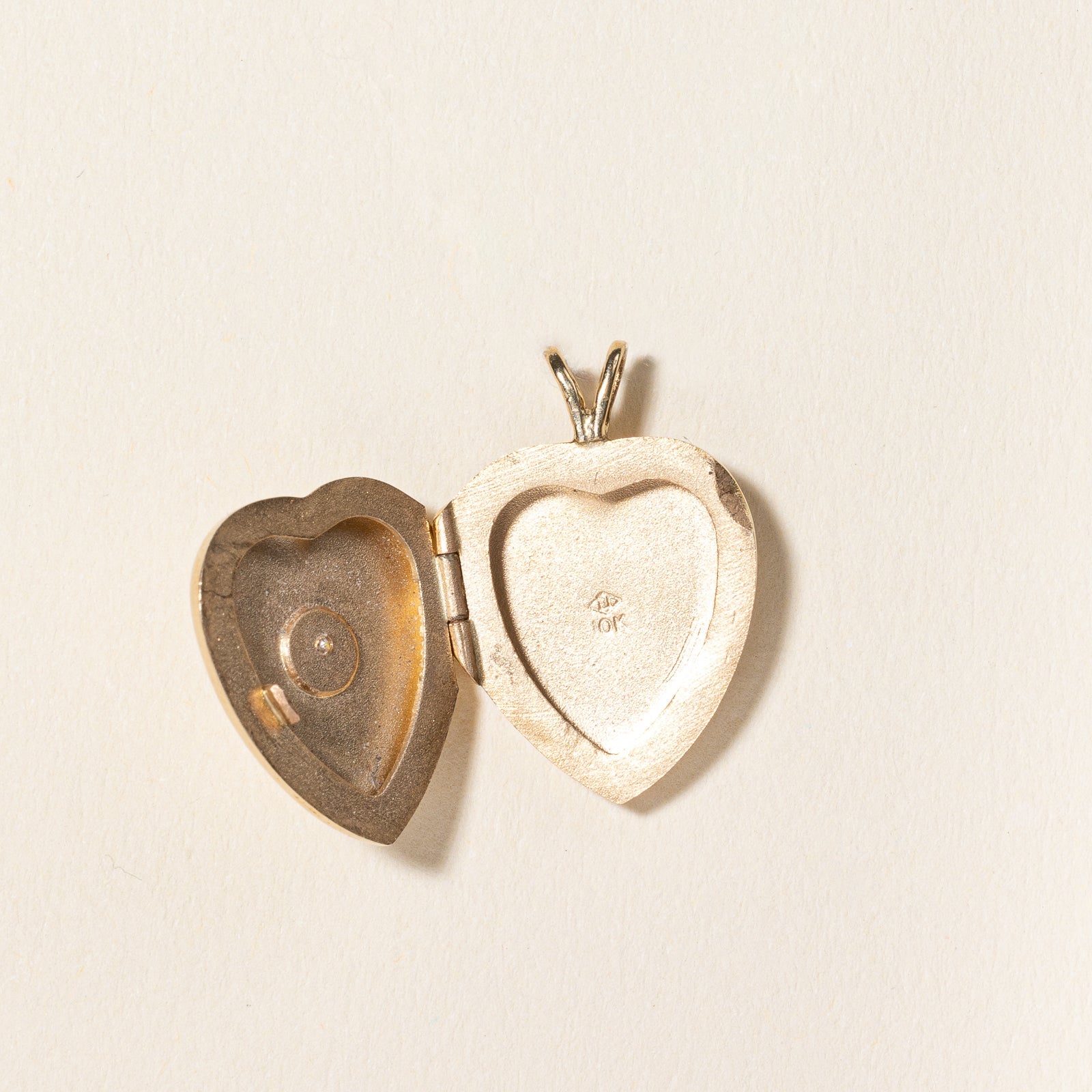 Médaillon cœur en diamant | 0,005 ct |