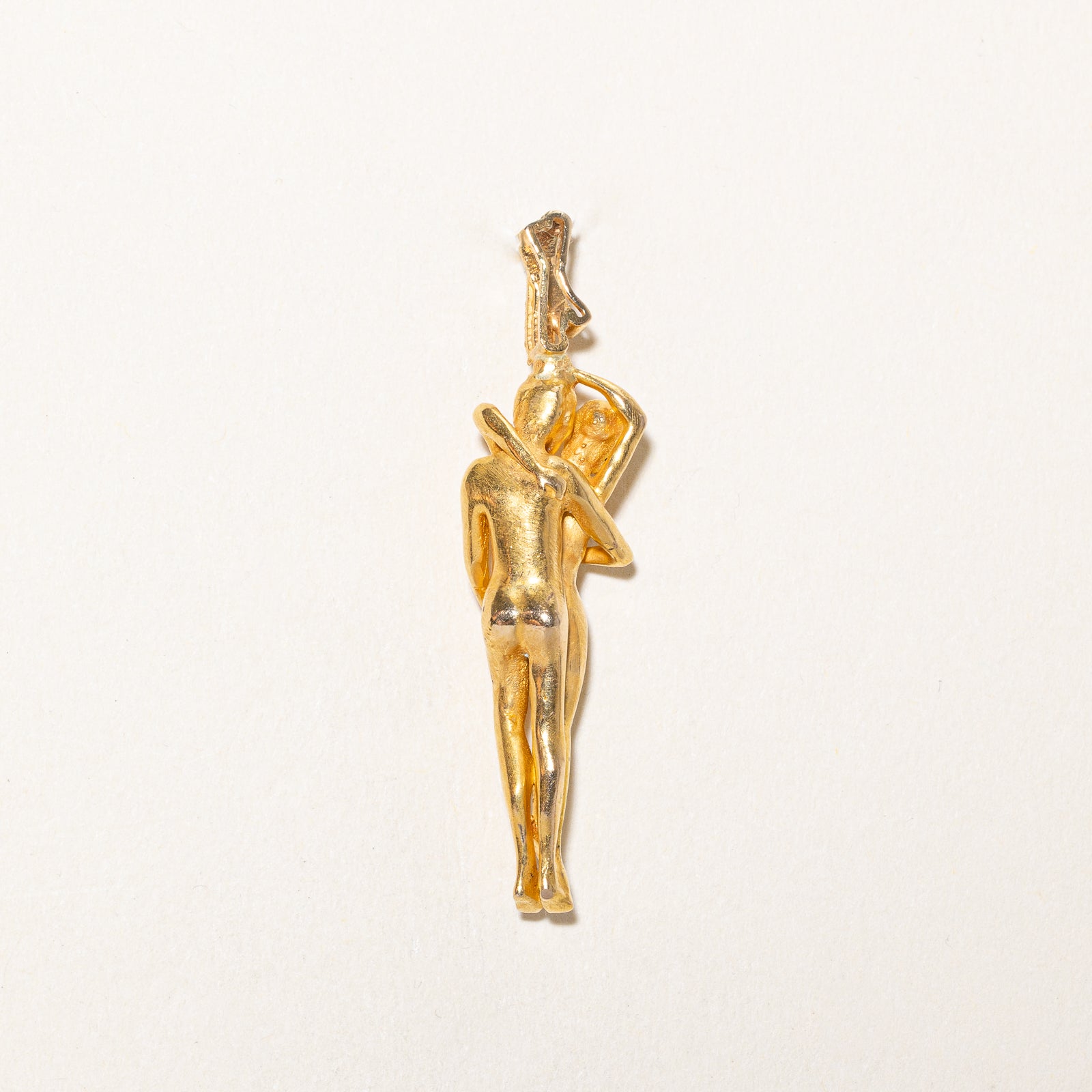 Diamond Embraced Couple Pendant | 0.04ctw