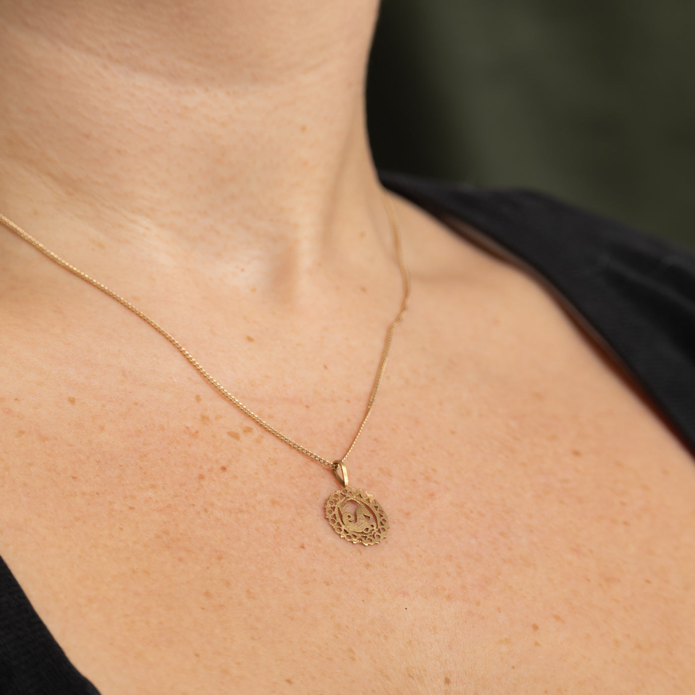 10k Yellow Gold Capricorn Zodiac Charm