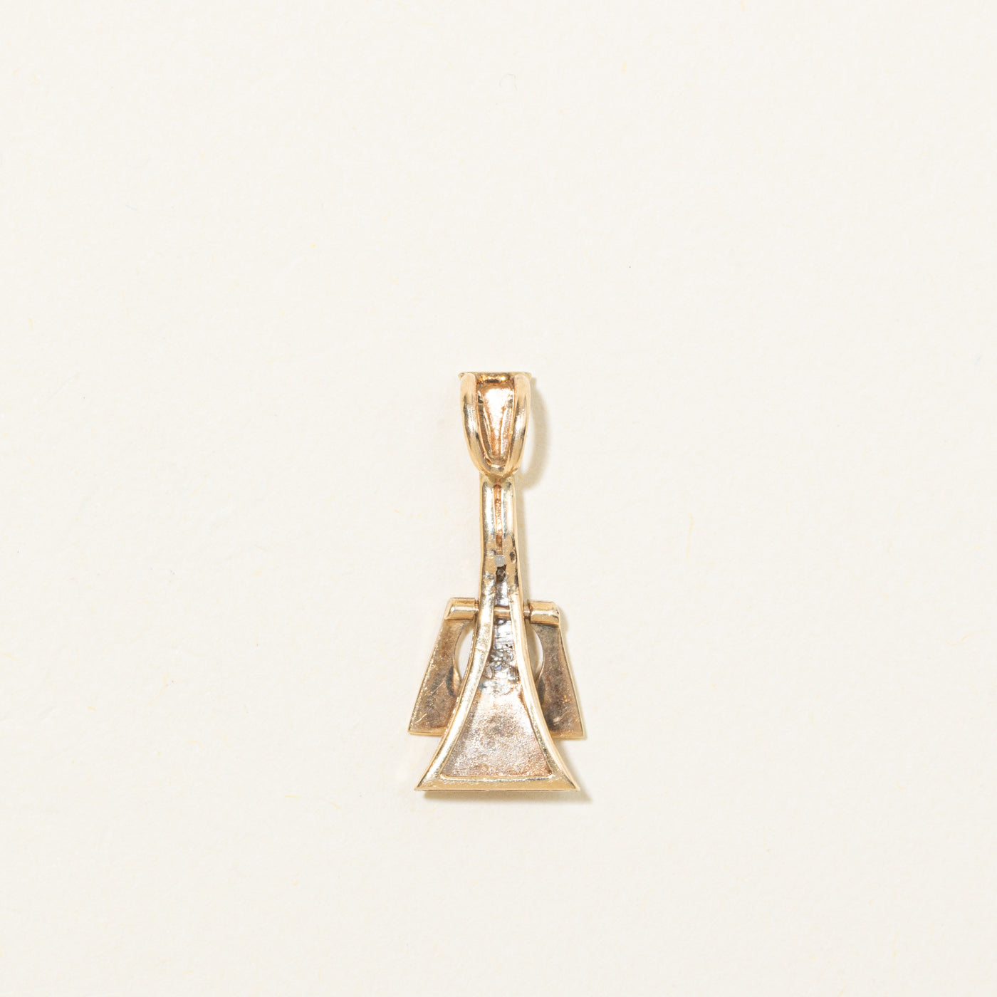 14K Diamond Moving Buckle Pendant