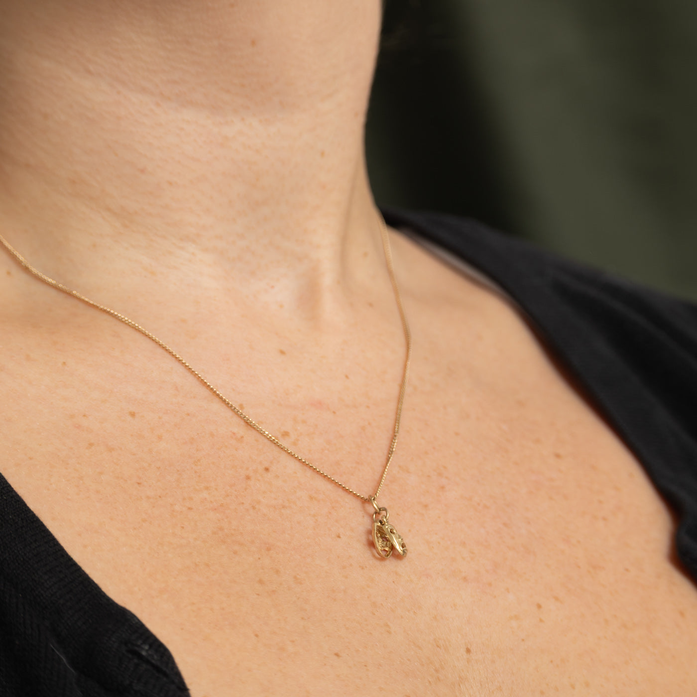 10k Yellow Gold Drama Masks Charm