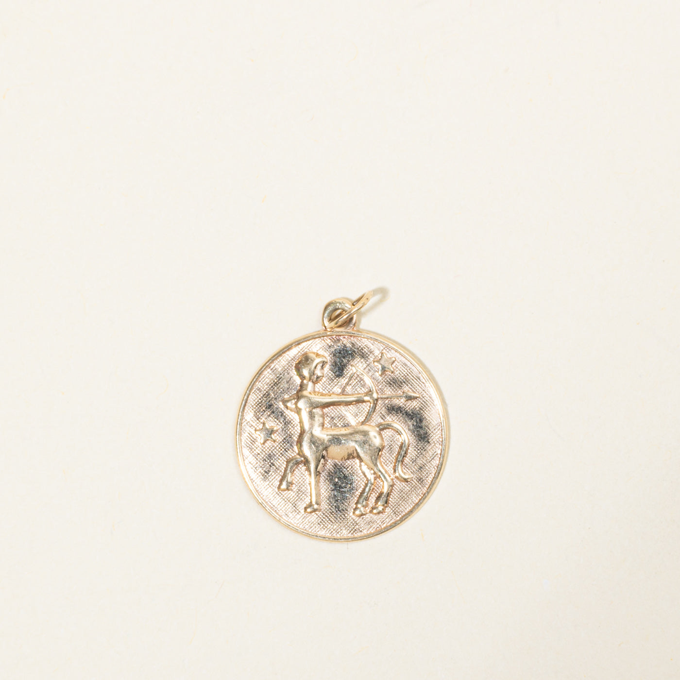 10k Yellow Gold Sagittarius Zodiac Charm