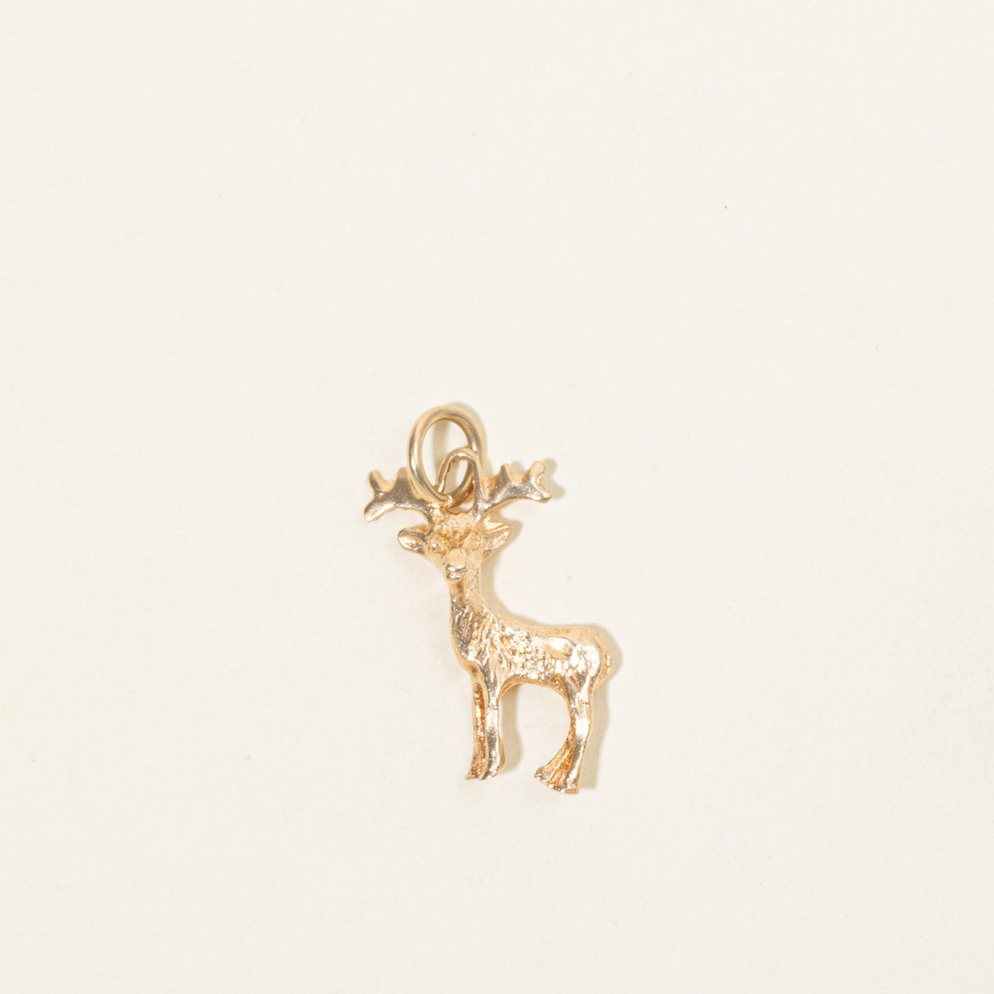 10k Yellow Gold Moose Charm