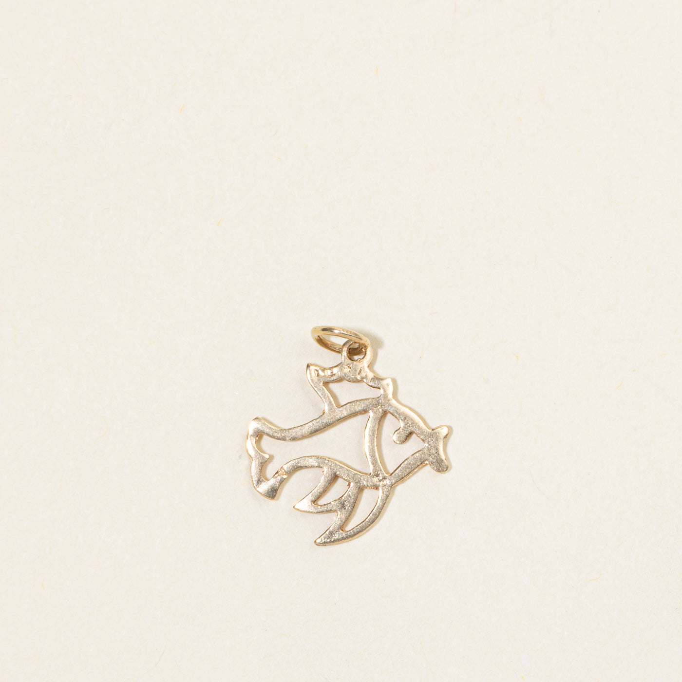 10k Yellow Gold Fish Charm