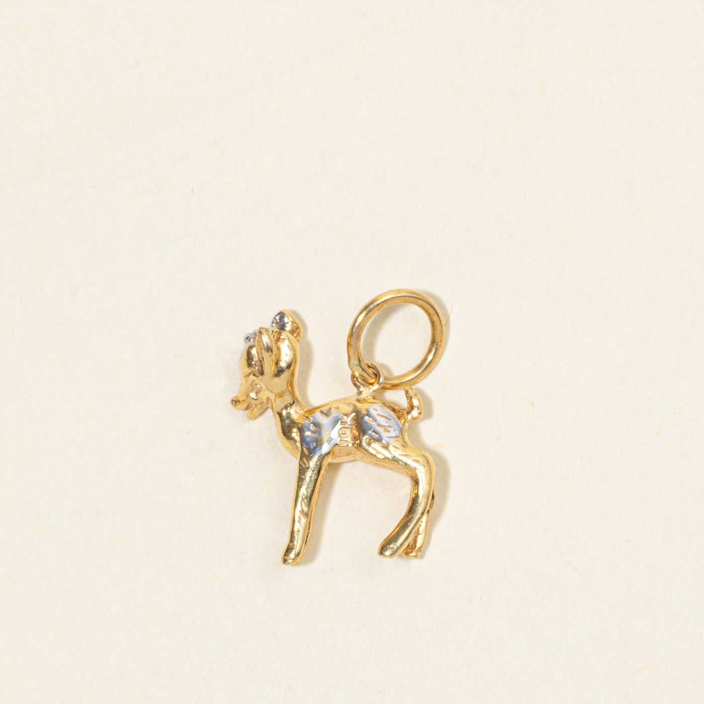 10k Yellow Gold Bambi Charm