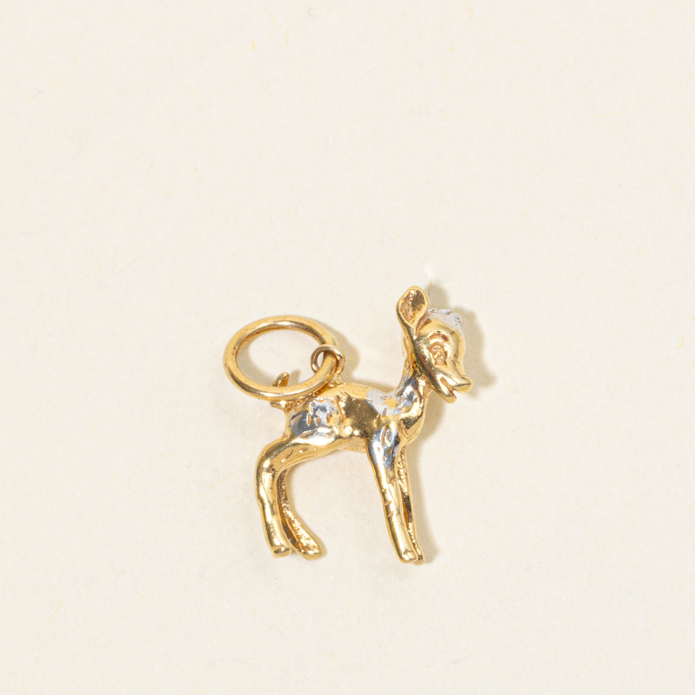 10k Yellow Gold Bambi Charm