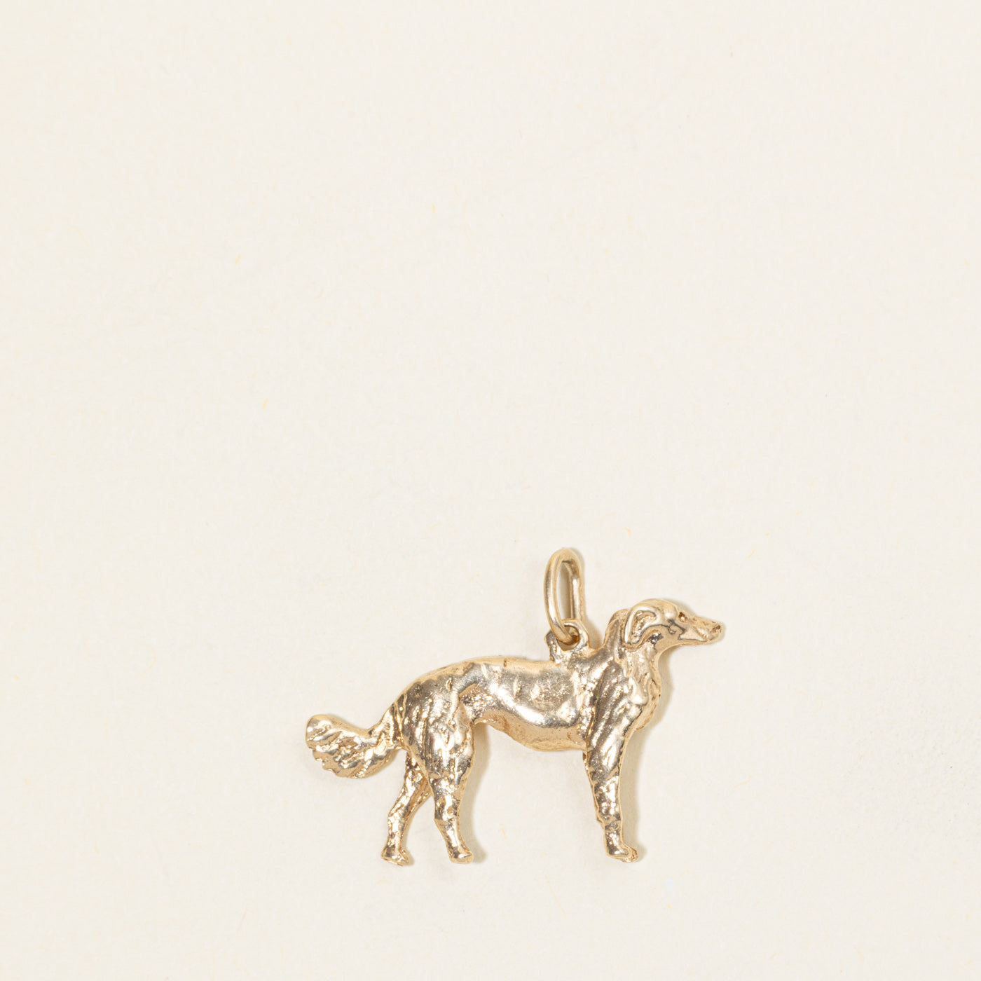 10k Yellow Gold Dog Charm