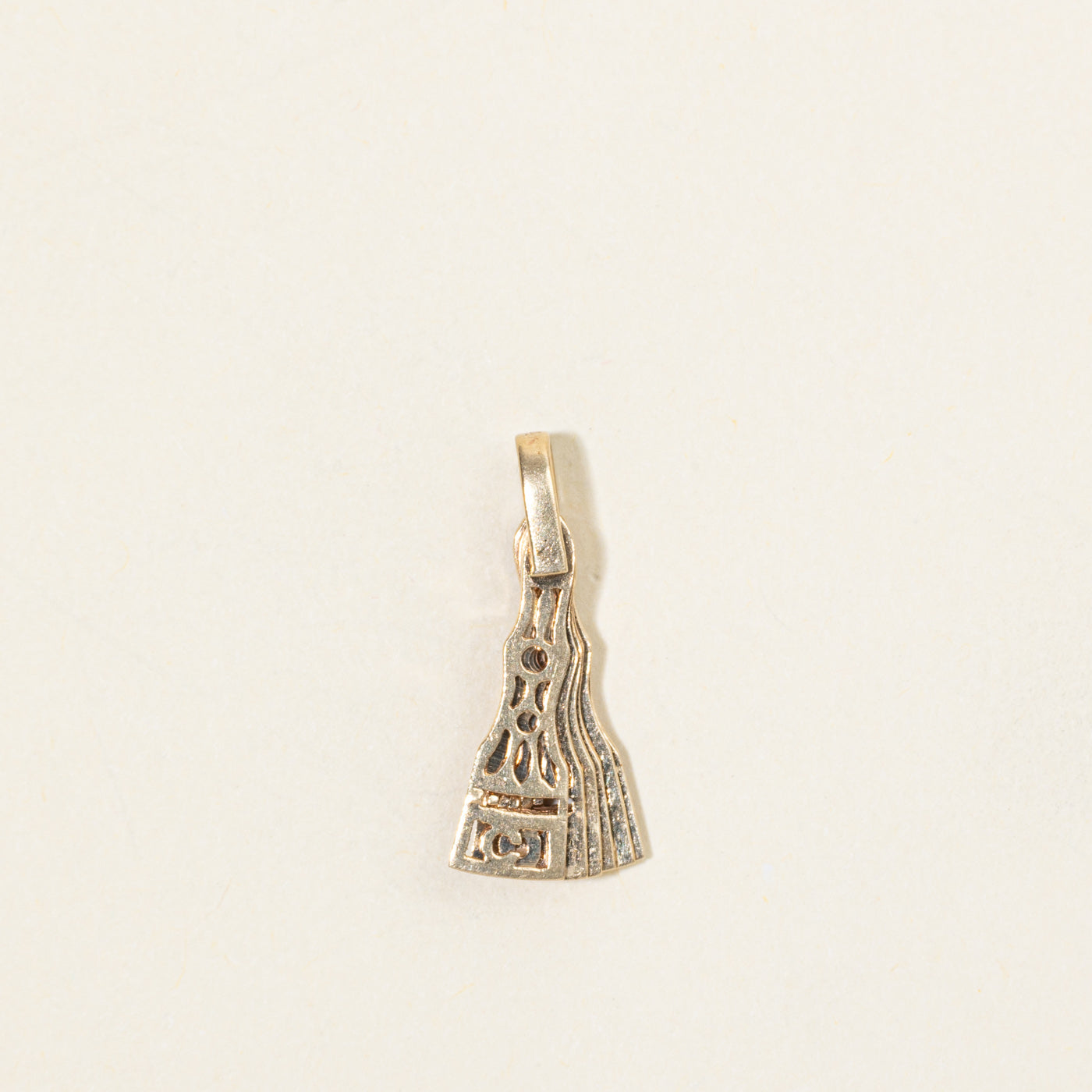 14k Yellow Gold "Coronado" Fan Charm