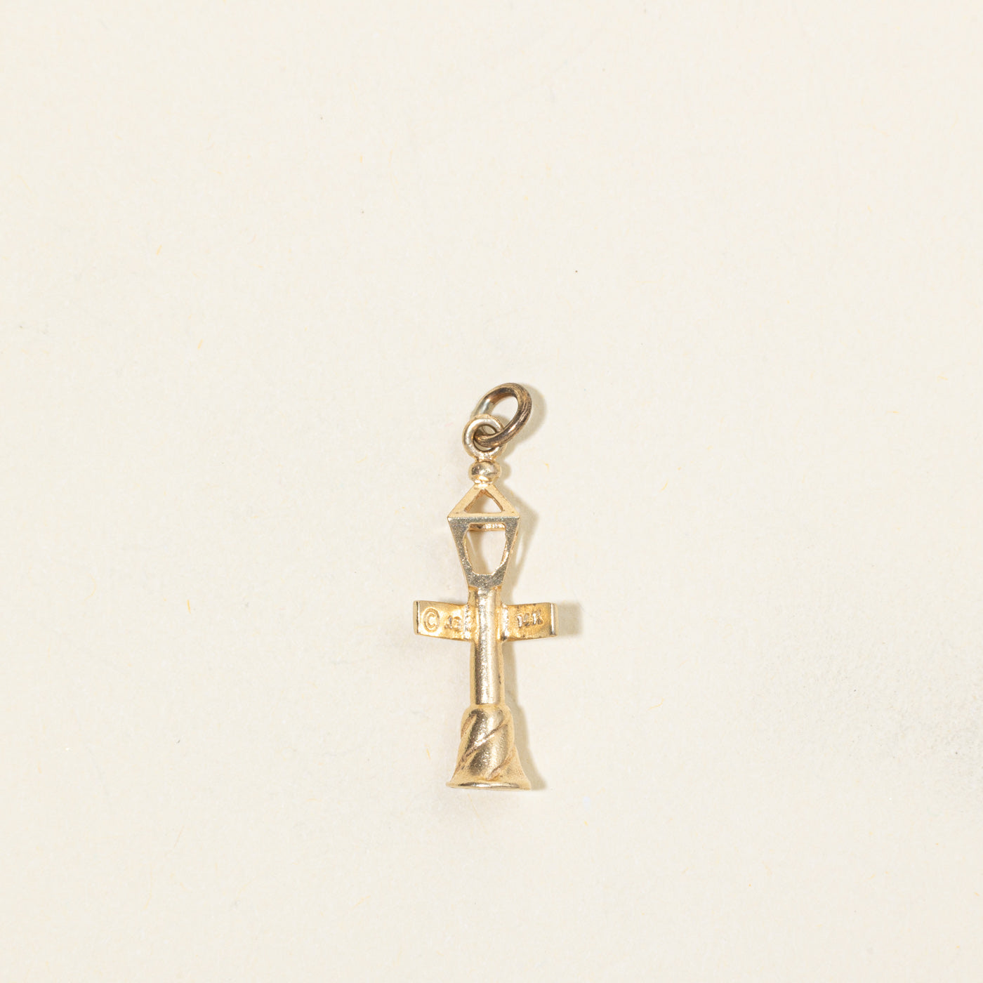 14k Yellow Gold Bourbon & Conti Street Lamp Charm
